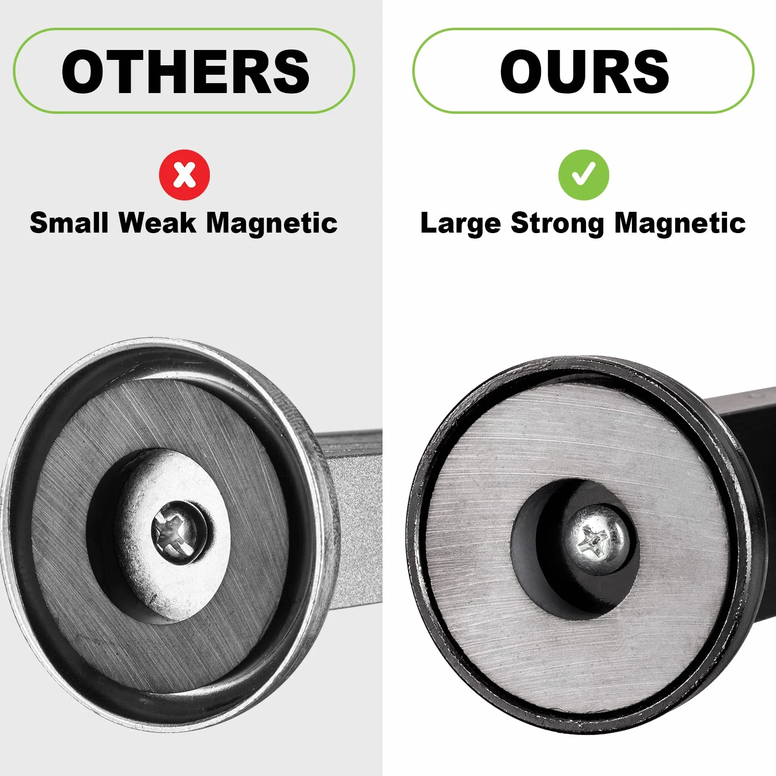 Toolwiz Calibro Magnetico Regolabile Nero per Allineamento Ruote Auto Camber Strumento