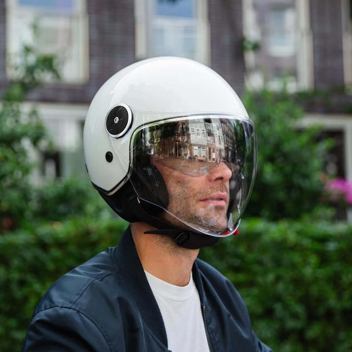 VINZ Tobia Casco Jet Doppia Visiera VIntage | Casco Scooter / Moto Donna E Uomo | Certificato ECE 22.06 | nelle taglie dalla XS-XXL