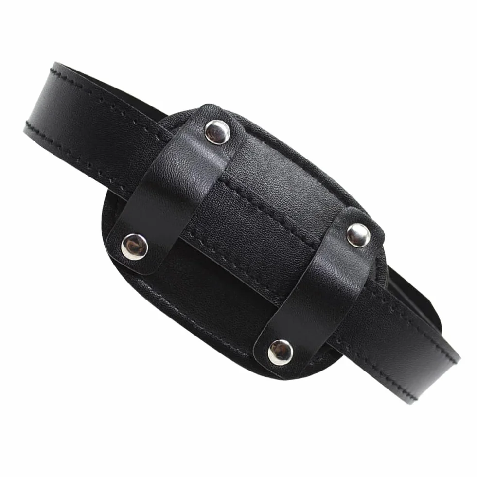 SXOVO Lockable Dildo Gag Bocca Gag Nero Fetish Bondage Restraint 10 cm