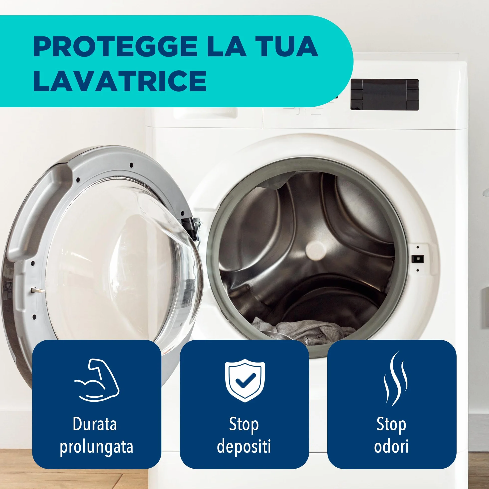 Dr. Beckmann Pulitore Lavatrice Igienizzate 250 g con Carboni Attivi