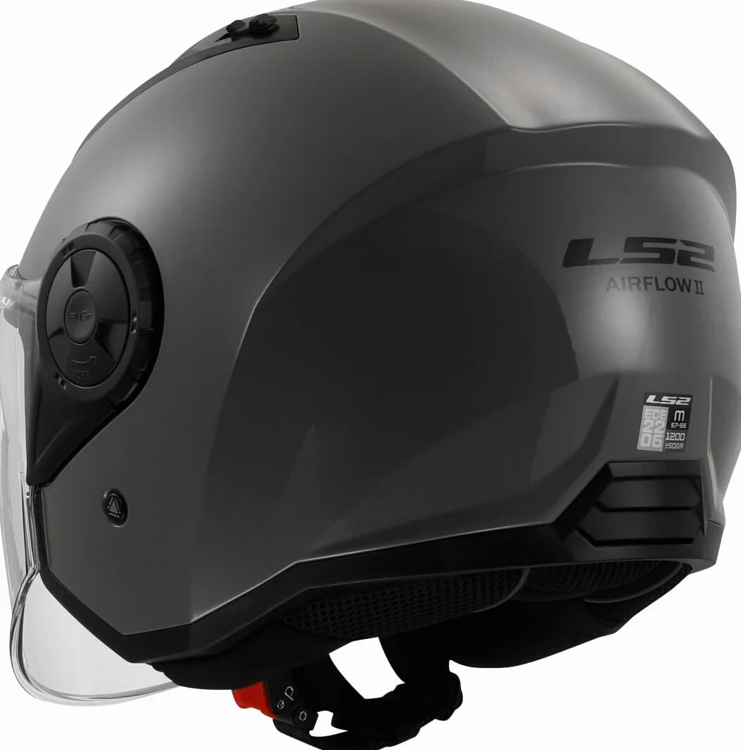 LS2 Open Faced Motorcycle Helmet Airflow II ECE 22.06