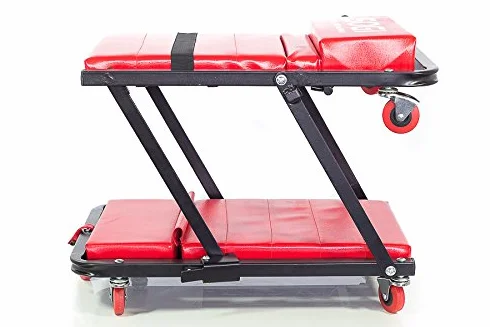 SOGI X4-16 Lettino sotto auto carrello pieghevole in sgabello con poggiatesta regolabile