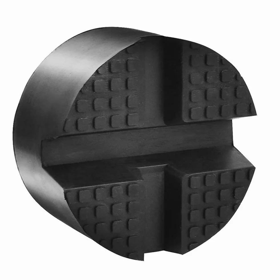 DEDC Jack Pad Adattatore Universale per Martinetto da Pavimento Gomma Nero (2)