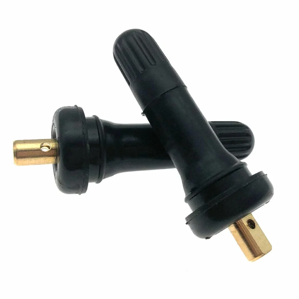 JNNJ 4 Pezzi Stelo Della Valvola TPMS, Stelo Della Valvola TPMS Sistema Di Monitoraggio Della Pressione Degli Pneumatici, Sensore Monitoraggio Pressione(Rifilatura ad angolo retto a 90°)