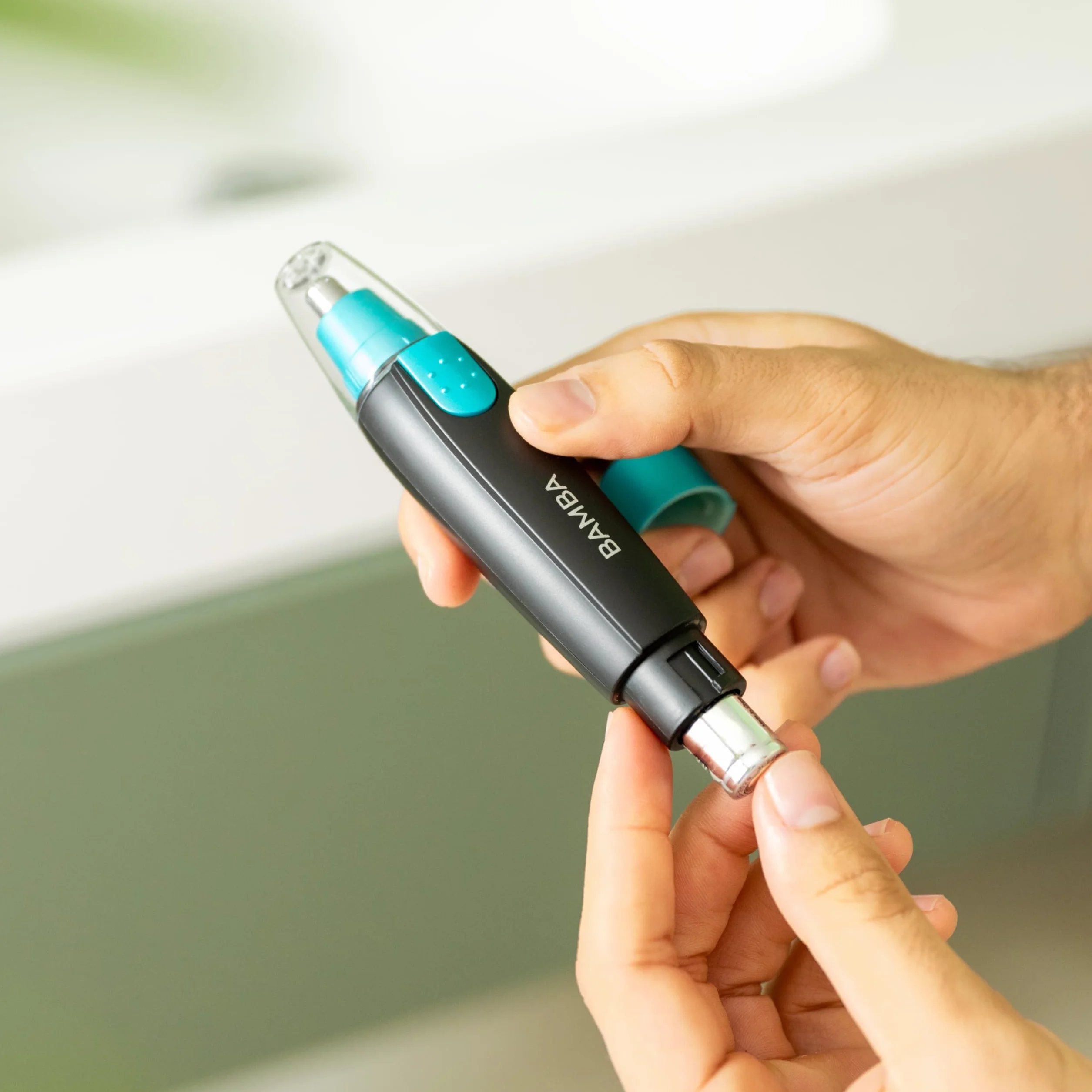 Cecotec PrecisionCare NoseTrim Wireless Restringitore Capelli Naso e Orecchie lama acciaio inox