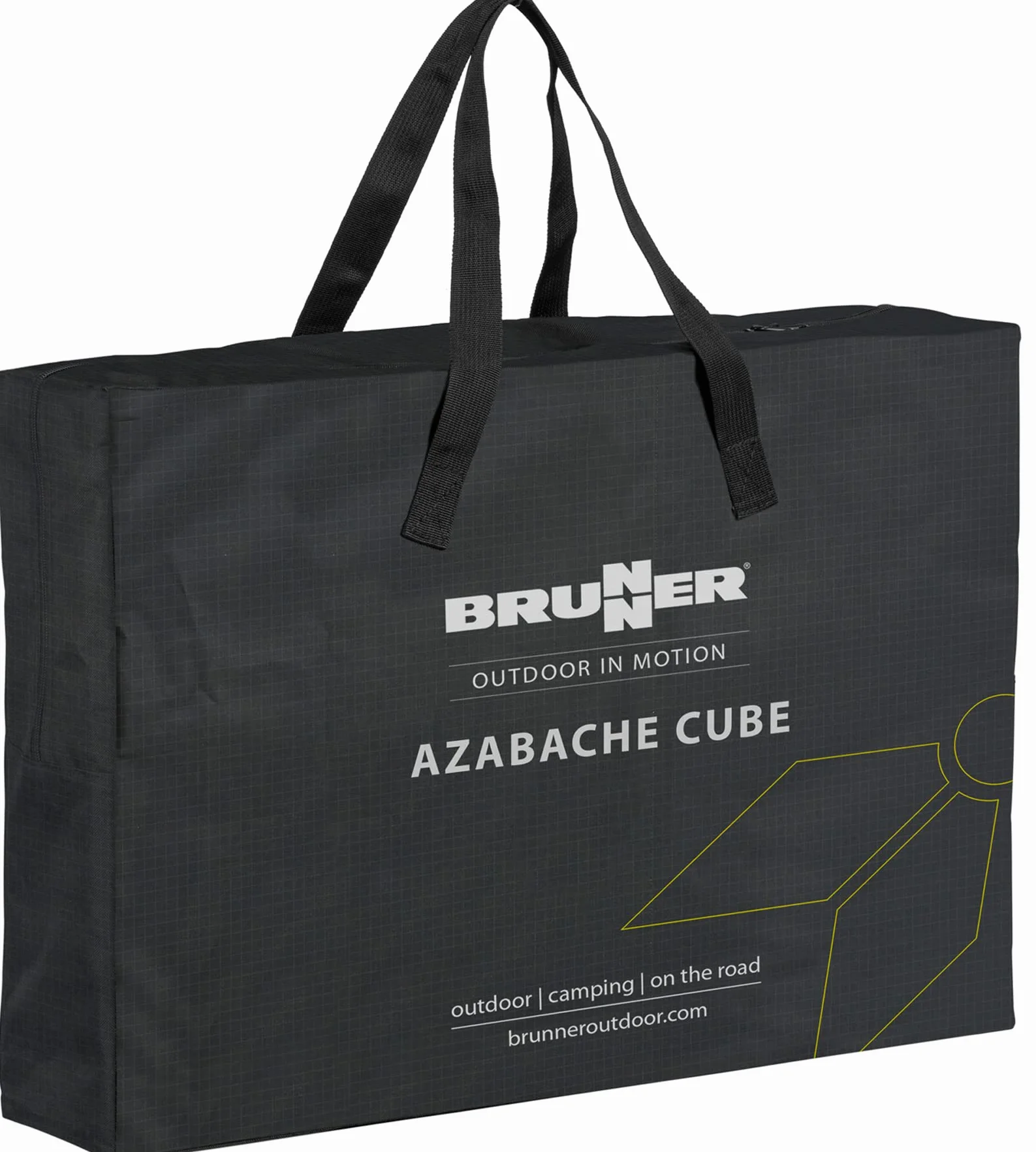 BRUNNER 0422091N.C06 Mobiletto Cucina da Campeggio Compatto Salvaspazio Ideale per Van e Minibus Azabache Cube con Piano in bambù