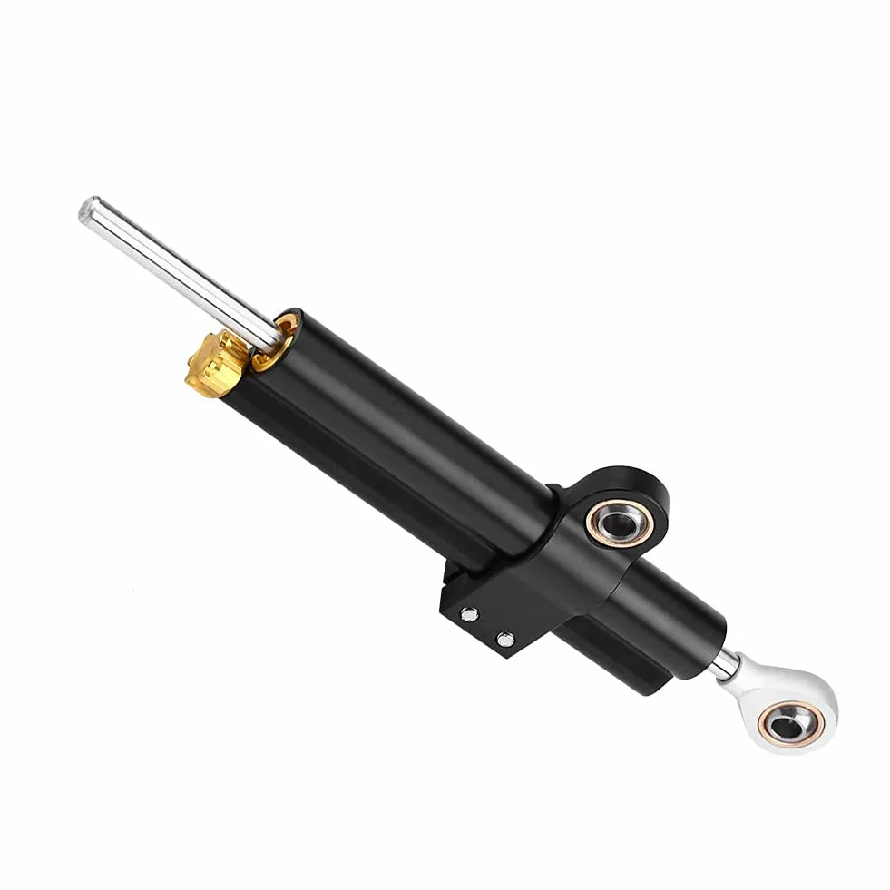 Staffa Per Faretti Moto - Stabilizzatore Ammortizzatore Di Sterzo Universale CNC Regolabile, Adatto Per RD 350