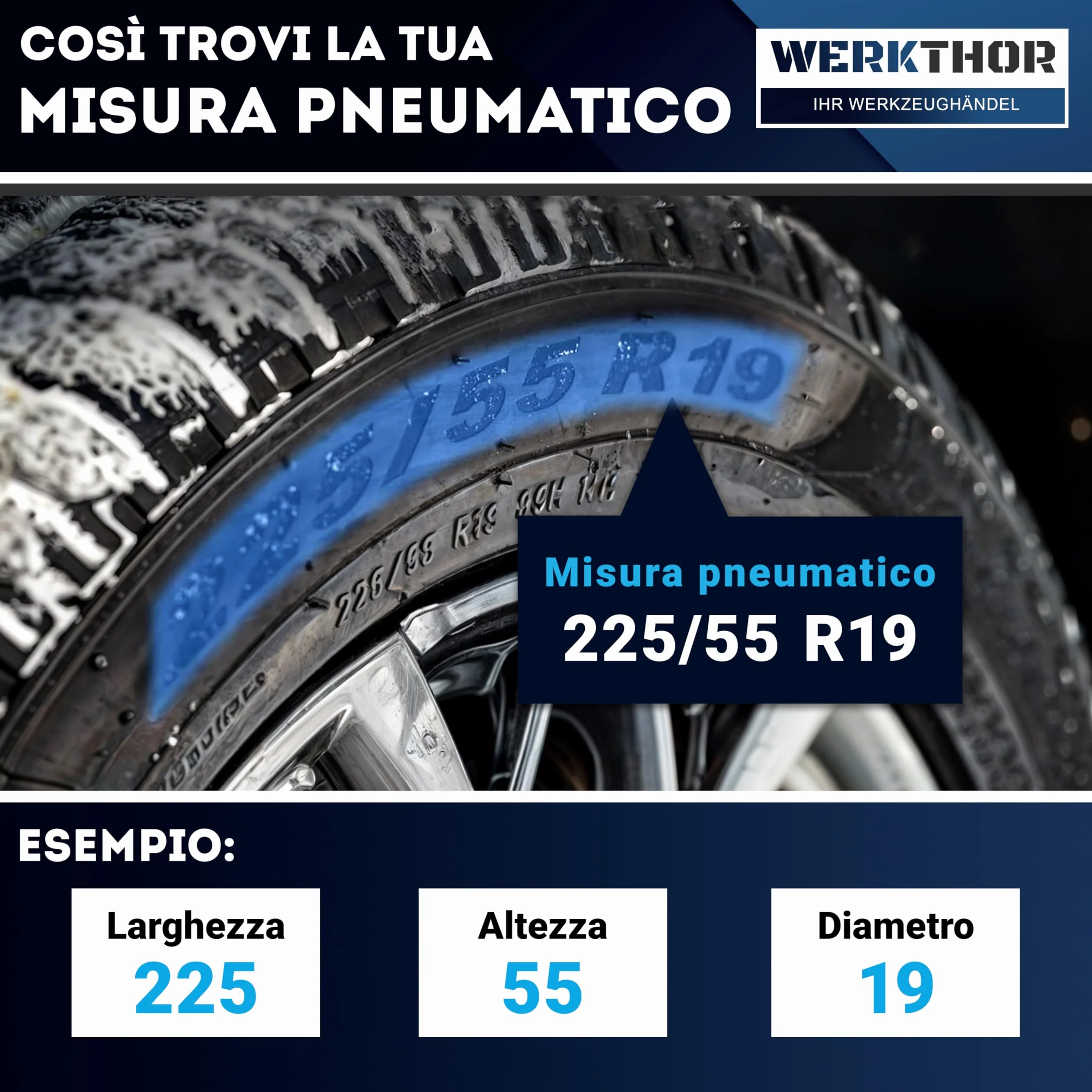 Catene da Neve Omologate per Auto WERKTHOR 2x Metallo