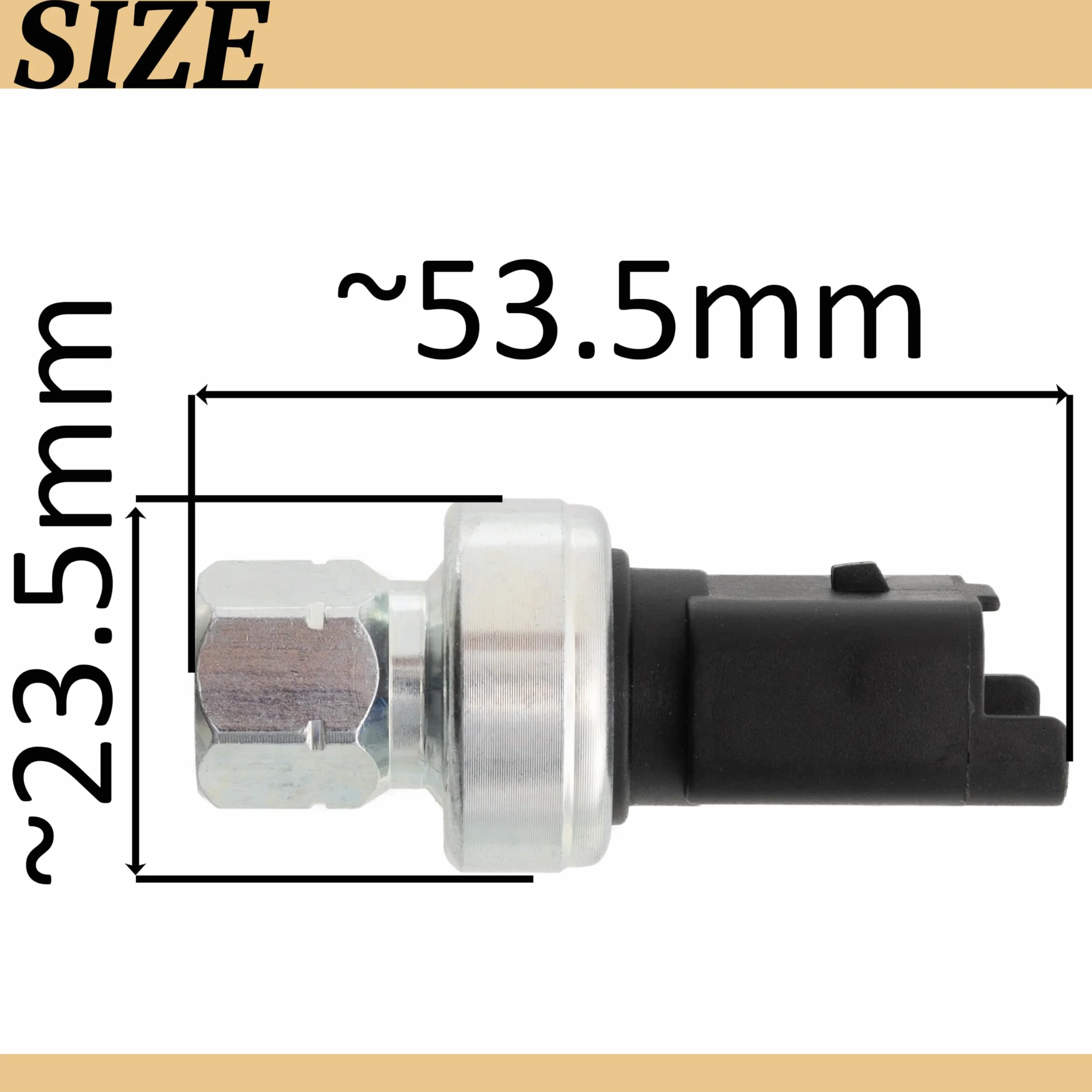 AERZETIX - C17262 - Pressostato, climatizzazione - numero di pin 3 - compatibile con numeri OE 6455 Z3, 96 783 622 80, 9878362280, 9647971280