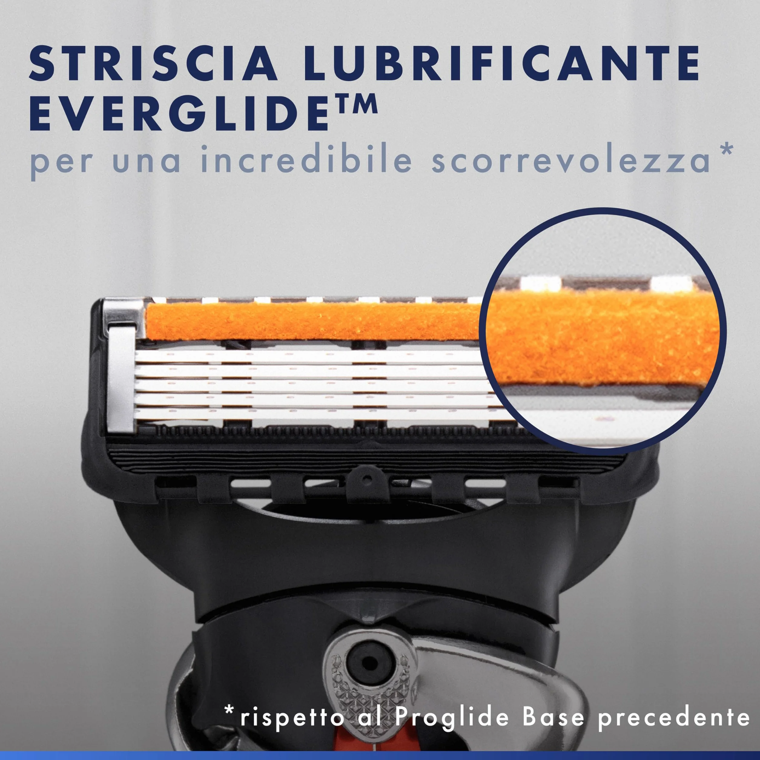 Gillette Proglide 12 Lametta Ricambio Rasoio Barba Manuale Doppia Lubrificazione EverGlide
