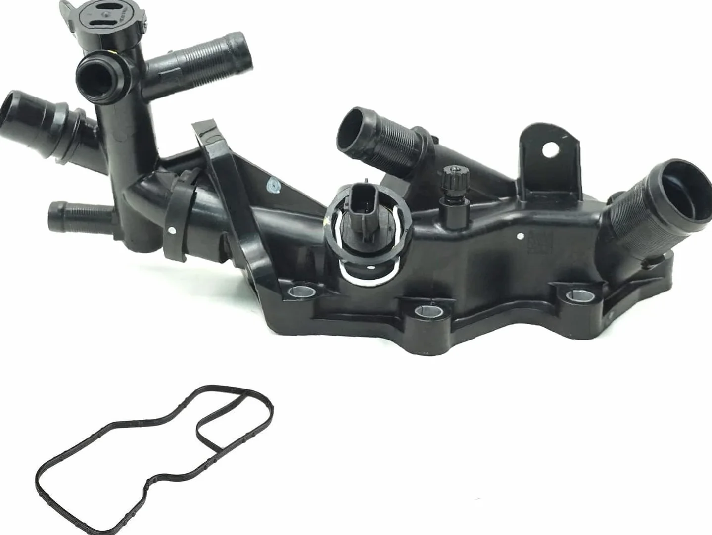 Autocraft Alloggiamento termostato acqua con guarnizione compatibile per Captur Clio 4 KADJAR KANGOO MEGANE SCENIC THALIA TWINGO DACIA LOGAN 2 LODGY DUSTER DOKKER SANDERO MICRA V OEM: 110608635R