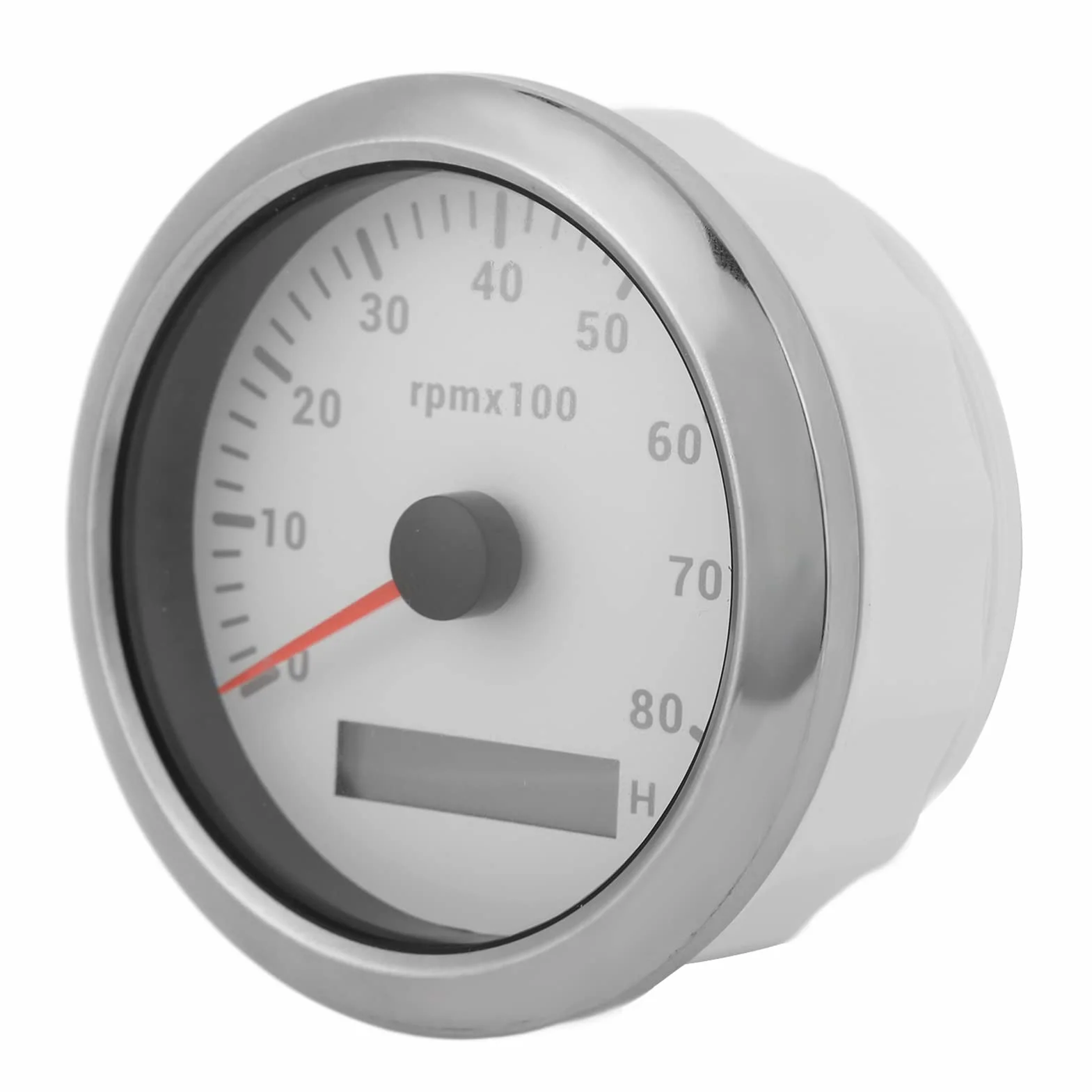 Contagiri Digitale Universale 85mm 0-8000 RPM Impermeabile 9-32V per Barche Auto Marine