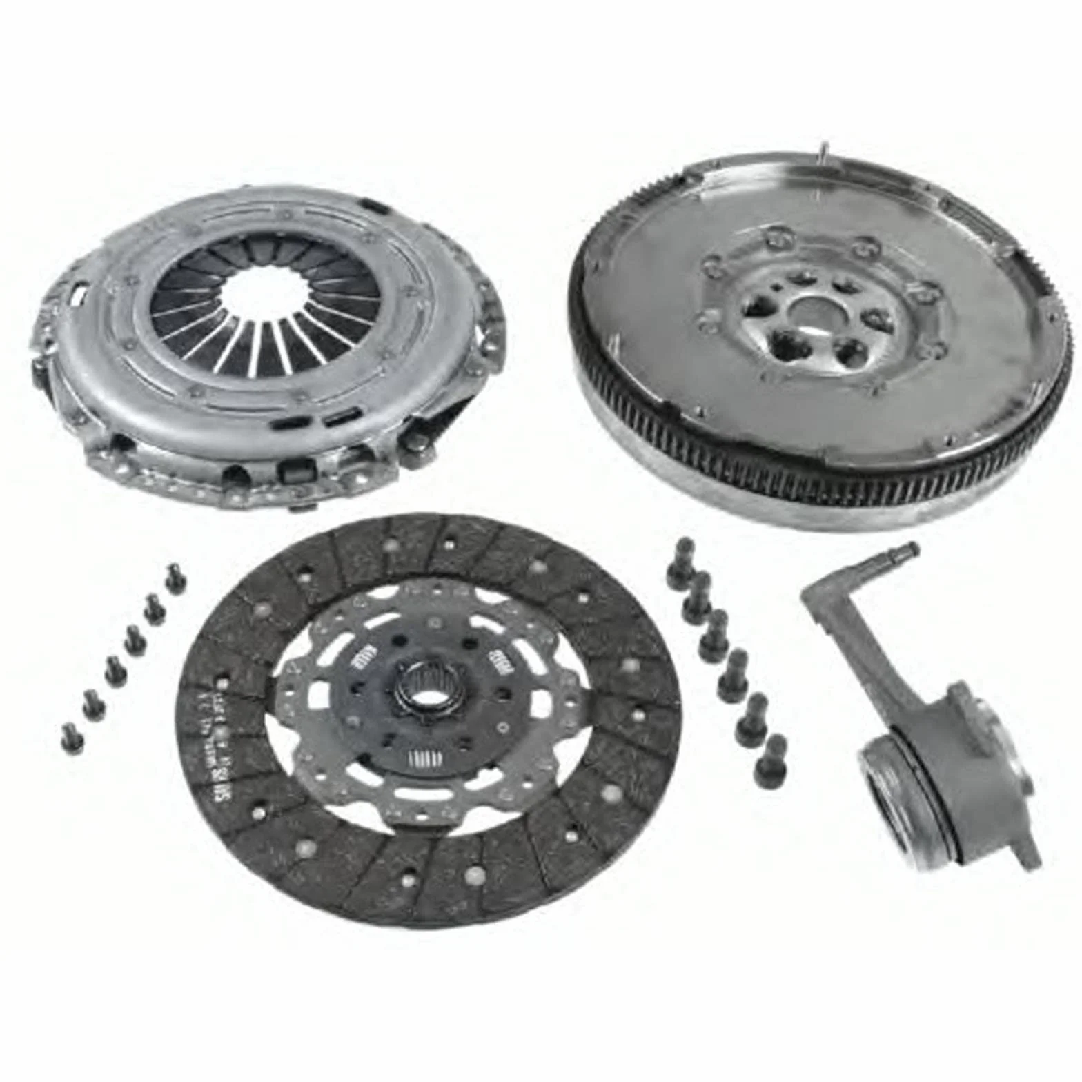 1x Originale SACHS kit frizione incl. SACHS volano a doppia massa + SACHS CLC dispositivo disinnesto centrale