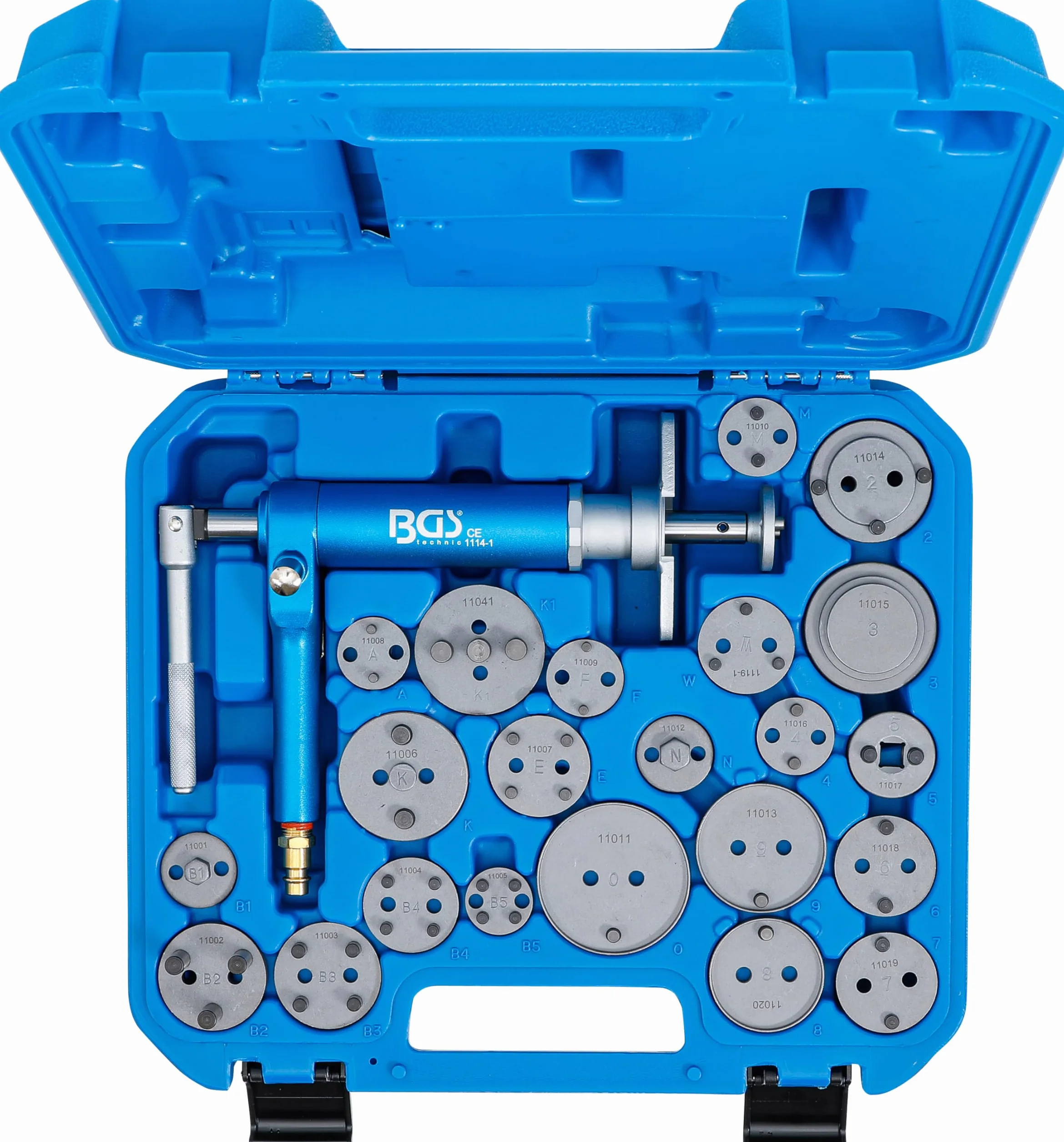 BGS Set di utensili per riposizionamento pistoncini freni 22 pz.