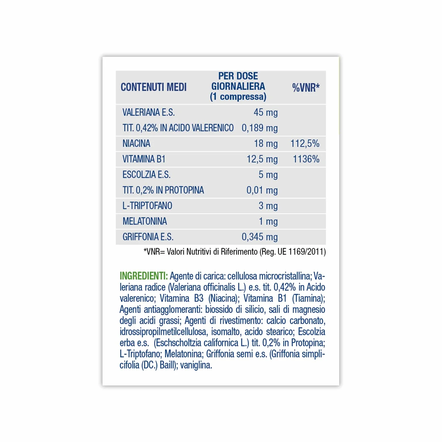 Melatonina Act + Forte 5 Complex 45mg 60 Compresse Integratore Alimentare