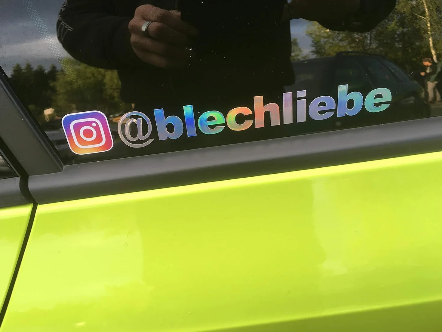 Adesivo nome per pubblicità con testo e logo Tuning Sticker auto