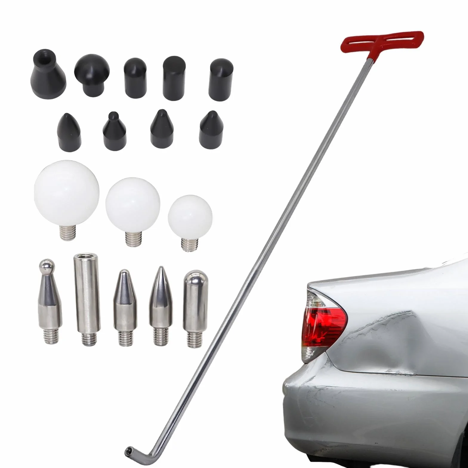 Kit di rimozione ammaccature, set estrattori per riparazione ammaccature