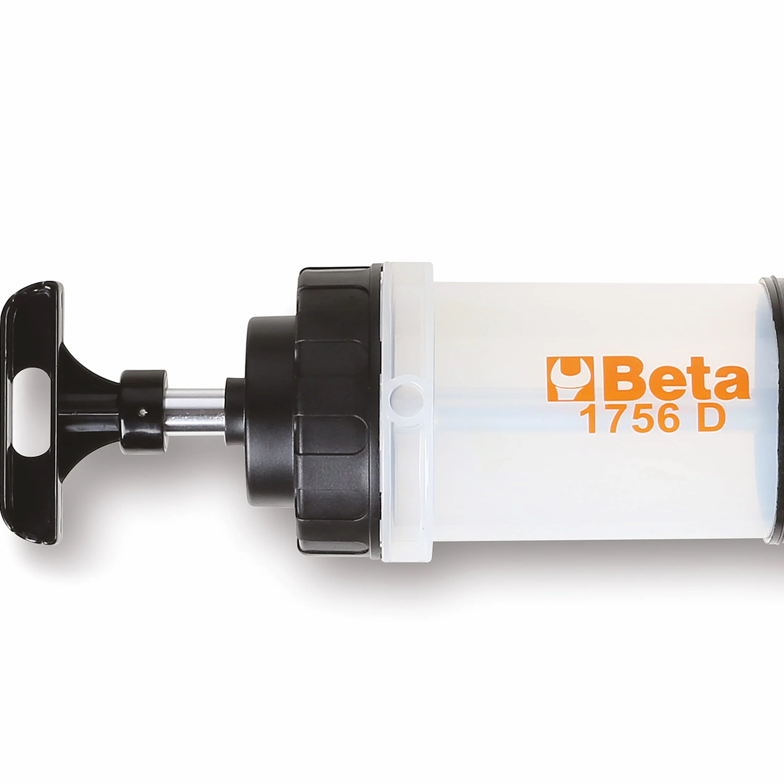 BETA - Siringa per Olio Professionale 1500 ml in Polipropilene, Manuale per Aspirazione e Travaso Lubrificanti con Doppia Guarnizione NBR, Meccanismo ON/OFF, Uso Officina e Manutenzione, 1756D