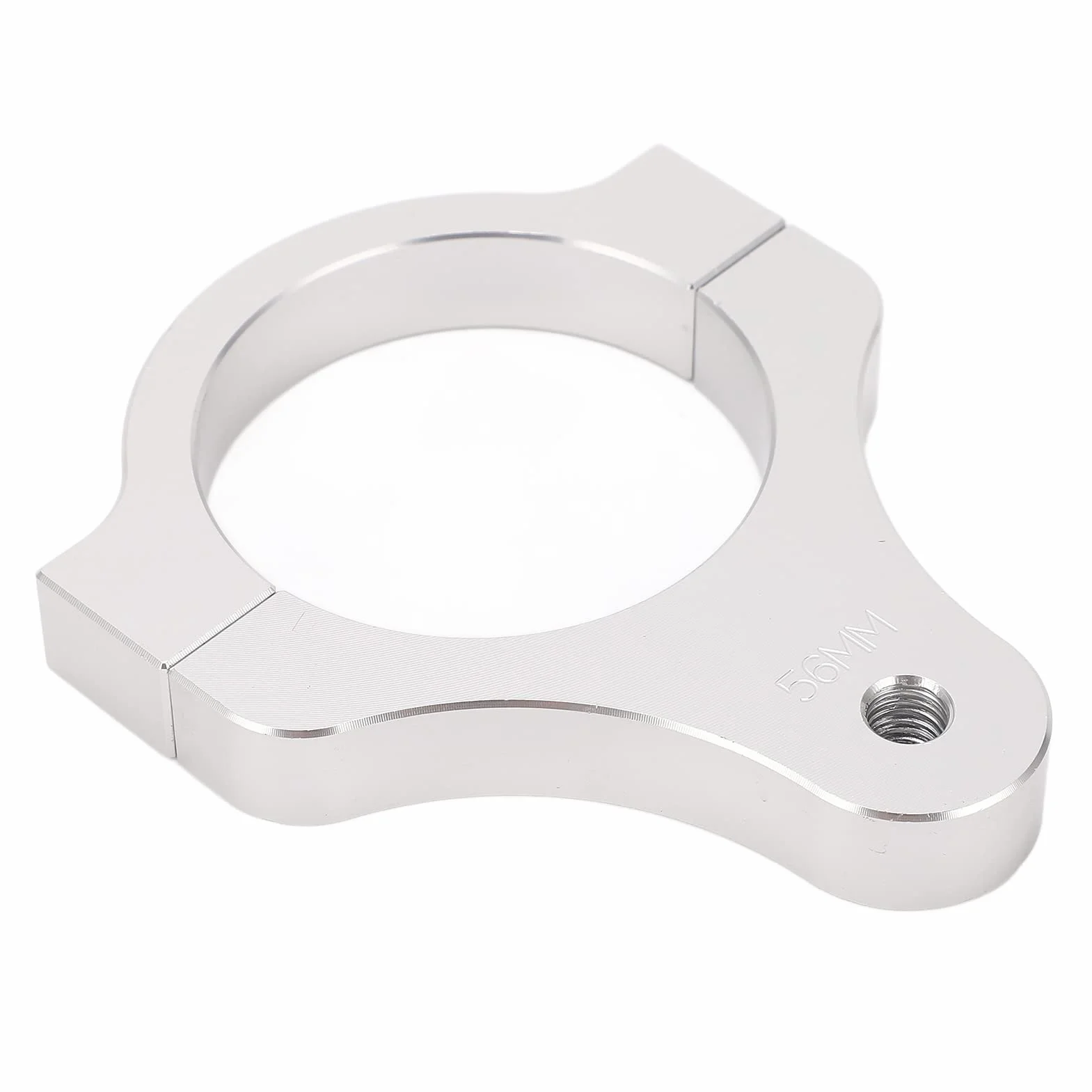 Forcella Ammortizzatore di Sterzo, Telaio Forcella Moto in Alluminio, Fissaggio Piede Staffa Morsetto di Montaggio Universale, Staffe Stabilizzatore Parti Hardware (56 MM)