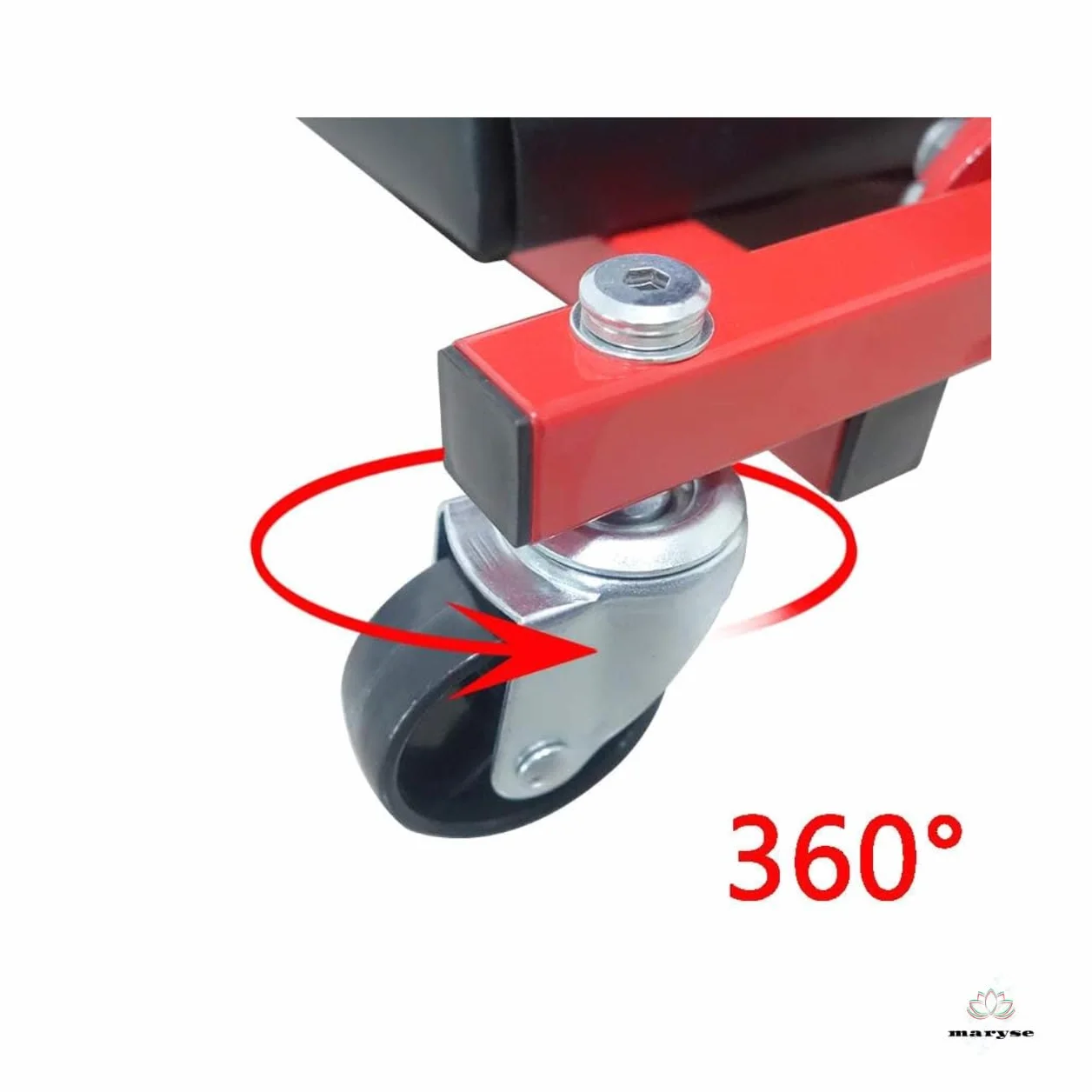 maryse - Lettino Sottoauto e Sgabello a Carrello 2in1 per Officina – Struttura in Acciaio Rinforzato, Ruote Silenziose, Max 150 kg, Comfort Imbottito e Design Pieghevole