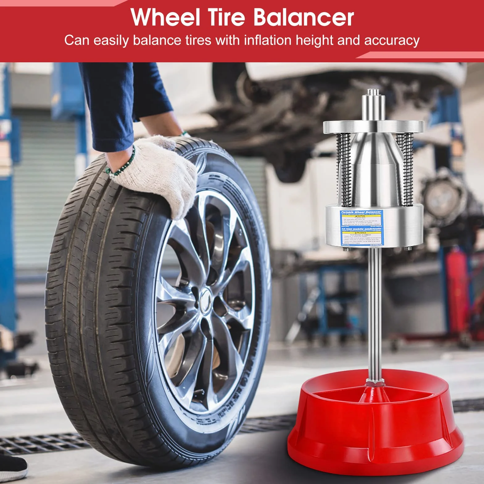 Equilibratrice Portatile per Ruote per Auto, Portatili Smontagomme Auto, Equilibratrice per Ruote per Auto, Equilibratrice per Ruote per Camion
