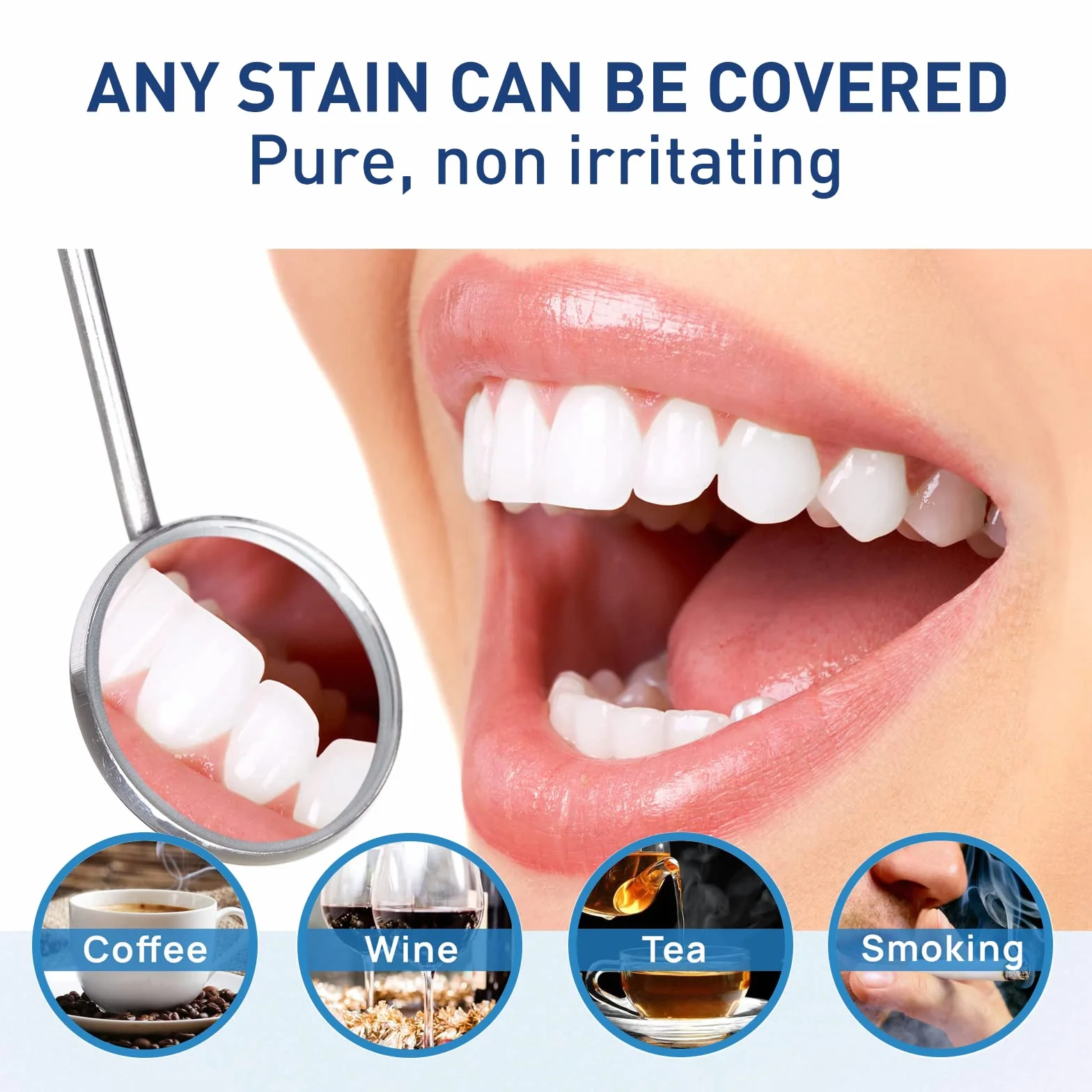 Vernice Sbiancante per Denti Sensibili Gel Smalto Bianco Intenso