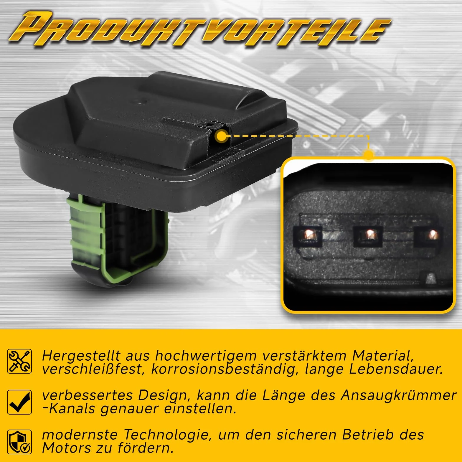 Valvola DISA aria destra compatibile BMW Serie 1 3 5 6 7 X1 X3 X5 Z4 2004-2017 2.5L 3.0L