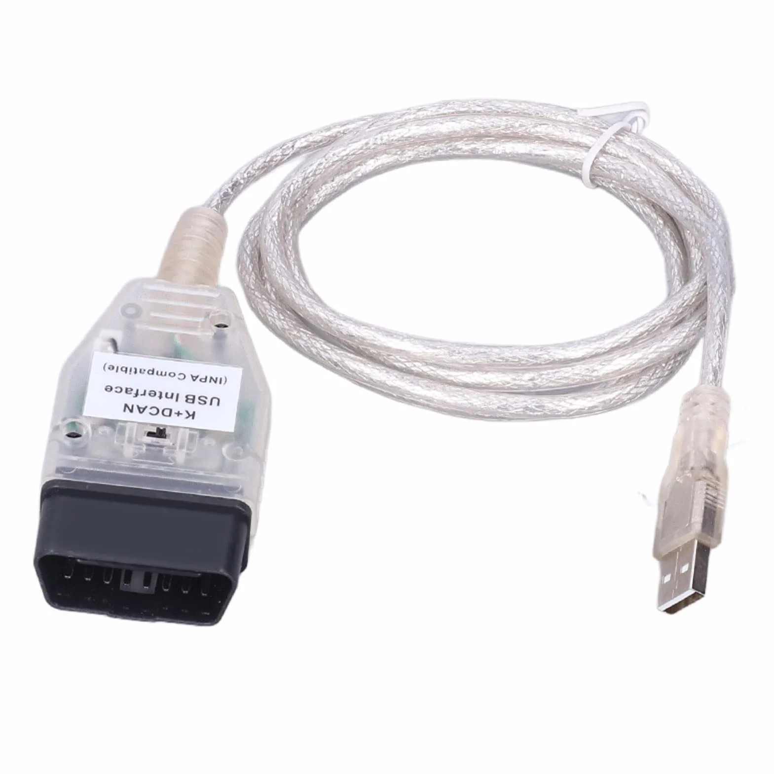 Cavo USB K+DCAN OBD2 Diagnostico Auto per Programmazione Driver