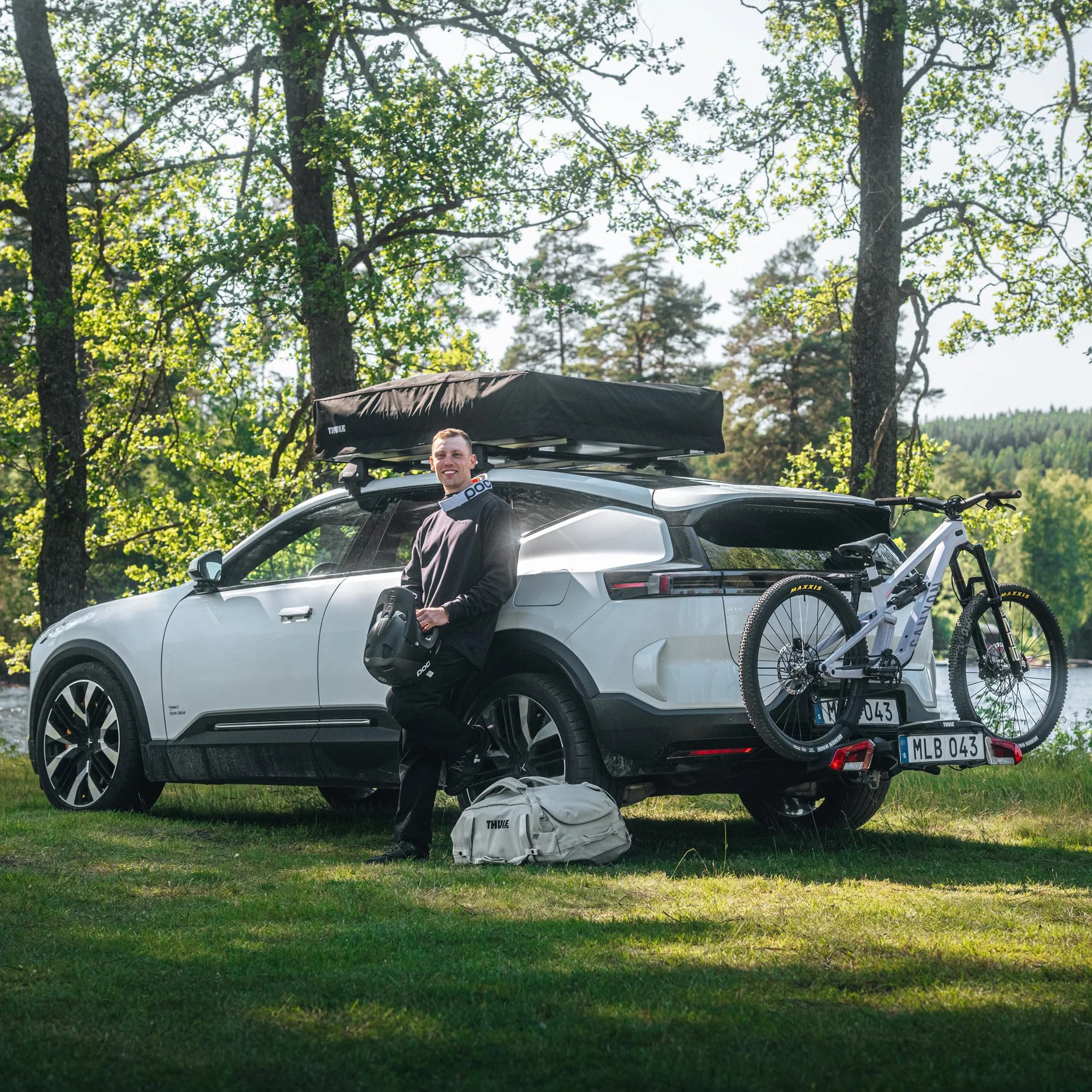 Thule Velolite Portabici Da Gancio Traino Black 1 bike