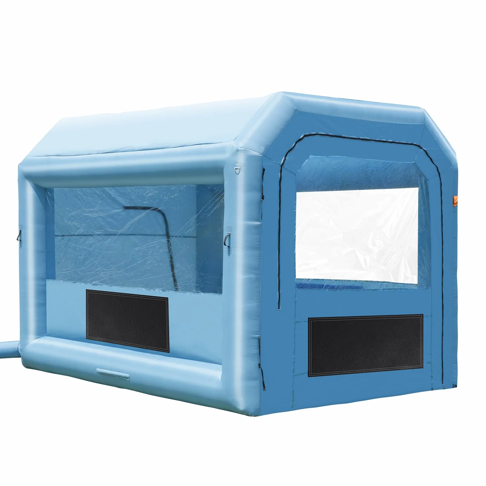 VEVOR Cabina di Verniciatura Gonfiabile, Tenda di Verniciatura Gonfiabile Portatile Potente Ventilatore, Sistema di Filtro dell'Aria, Verniciatura per Auto Veicoli e Mobili 4 x 3 x 2,75 m, 750 W