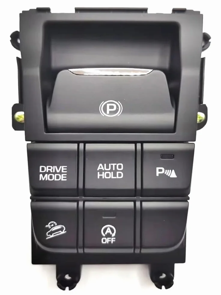 NATWEE Pulsante Freno A Mano Compatibile con Hyundai per Tucson 2016 2017 Interruttore Freno a Mano elettronico Interruttore Console Flusso Completo 93300-D3010