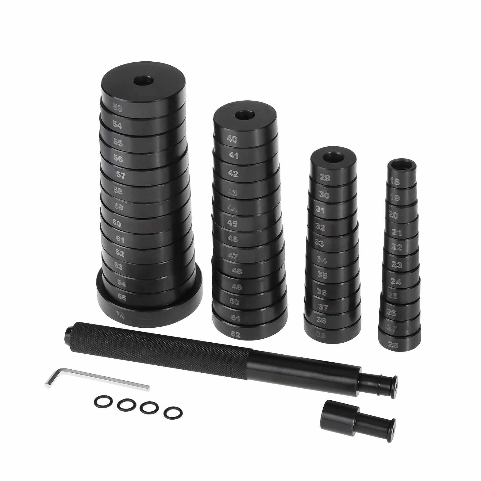Set di strumenti per cuscinetti auto 52PCS estrattore cuscinetti boccole guarnizioni driver pressatura