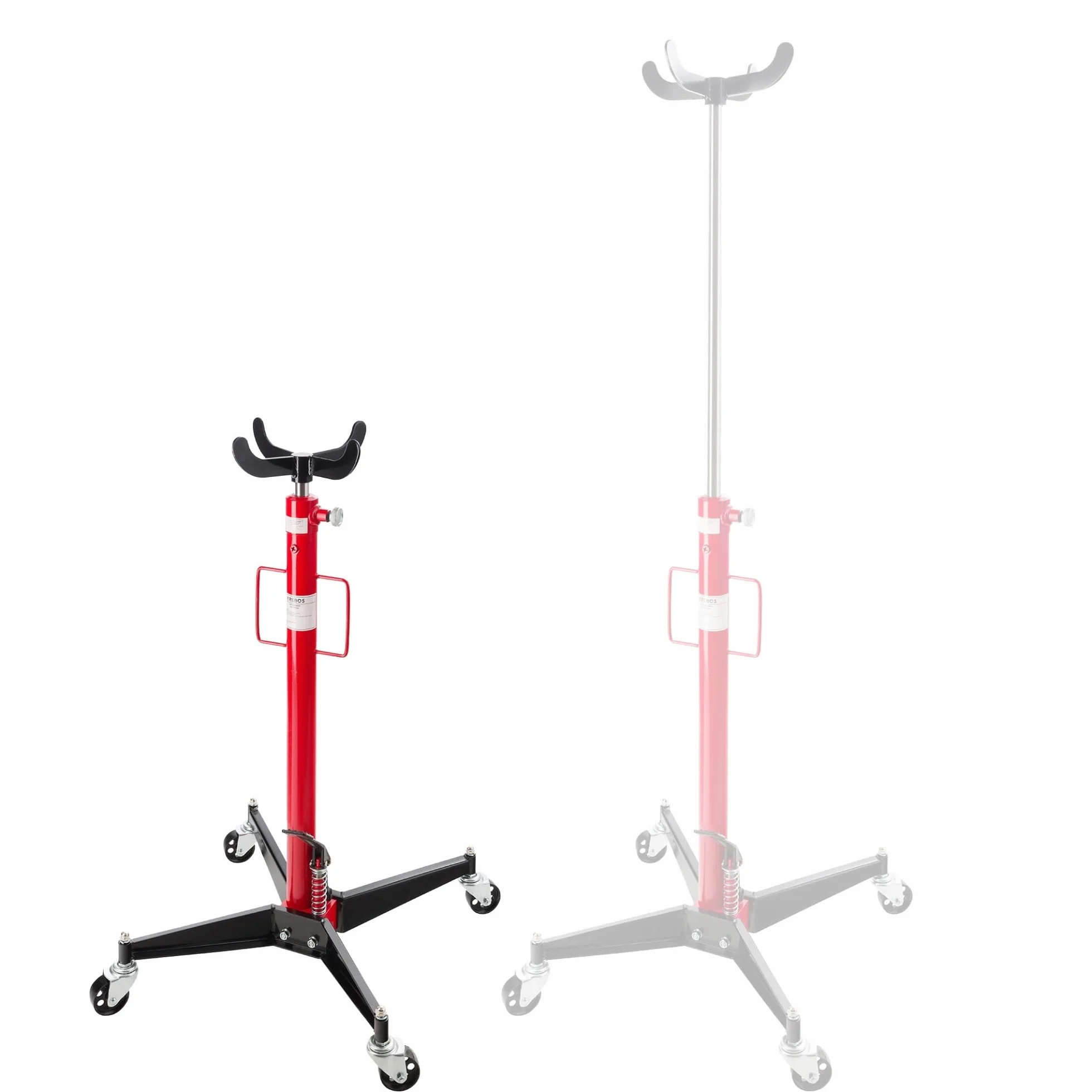 Arebos 500 kg Sollevatore idraulico da fossa | Altezza regolabile da 105-185 cm Jack di trasmissione