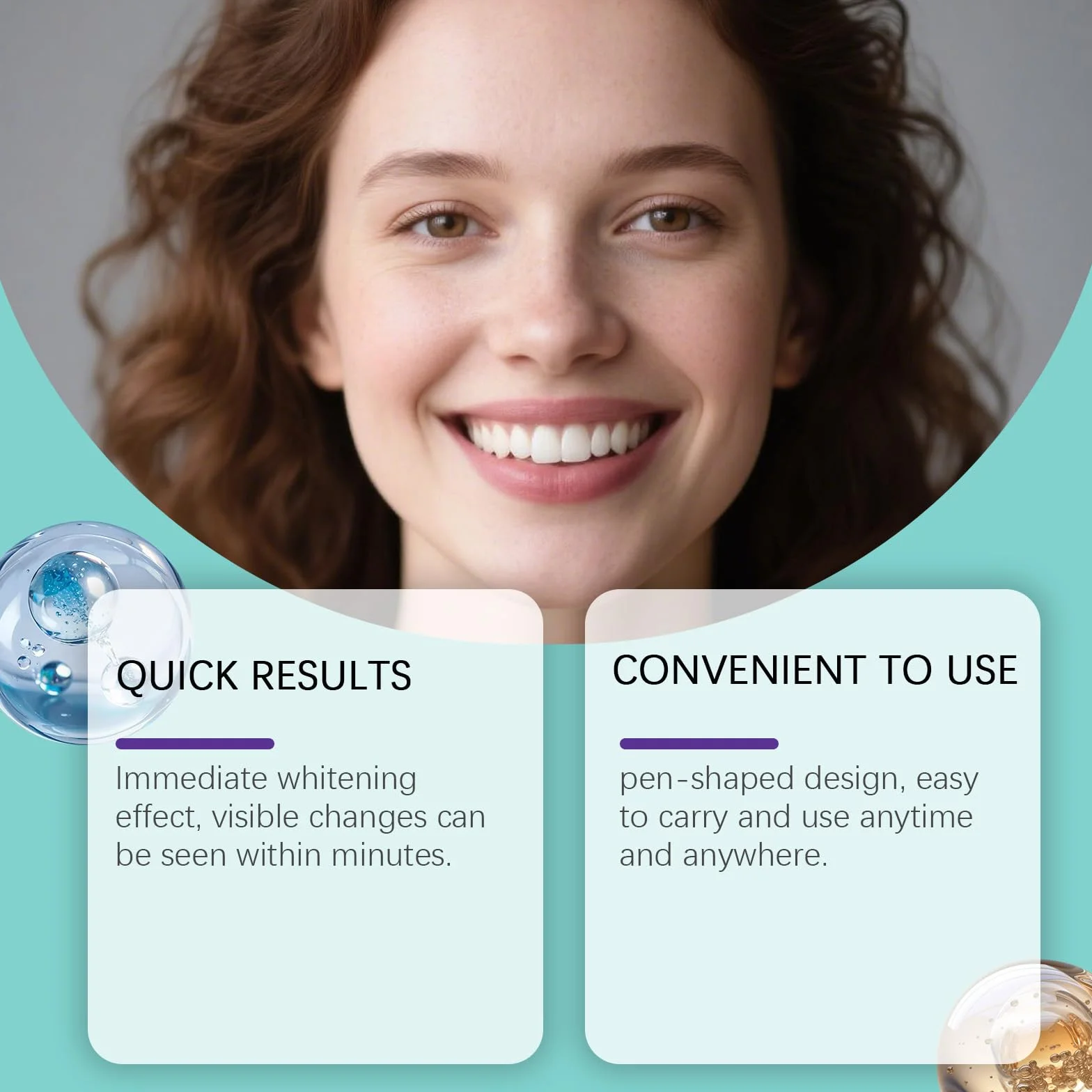 Smalto per denti Teeth Whitening Paint, vernice bianca smaltata, sbiancamento istantaneo