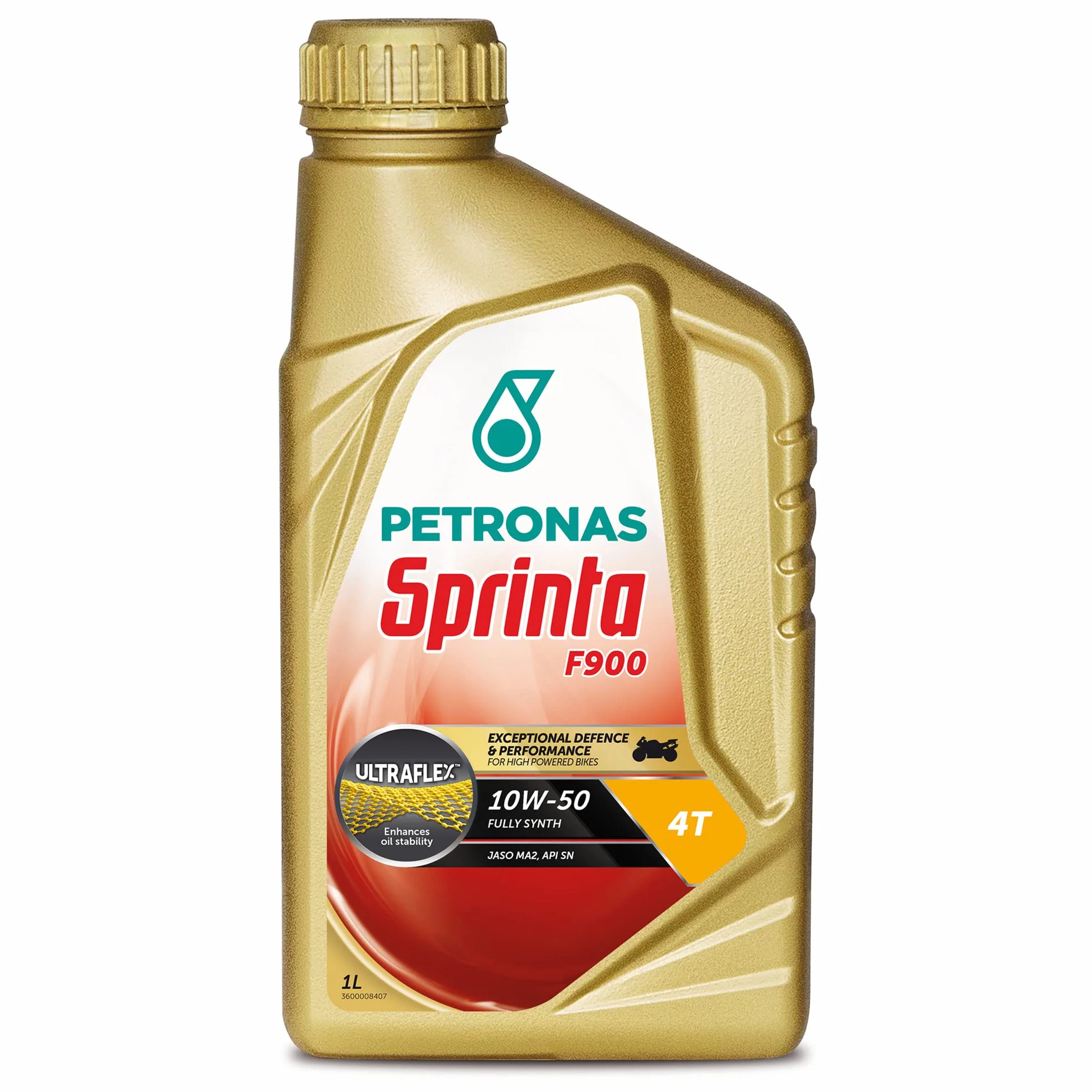 Petronas Sprinta F900 10W-50 4T Olio Motore Sintetico 1L x4