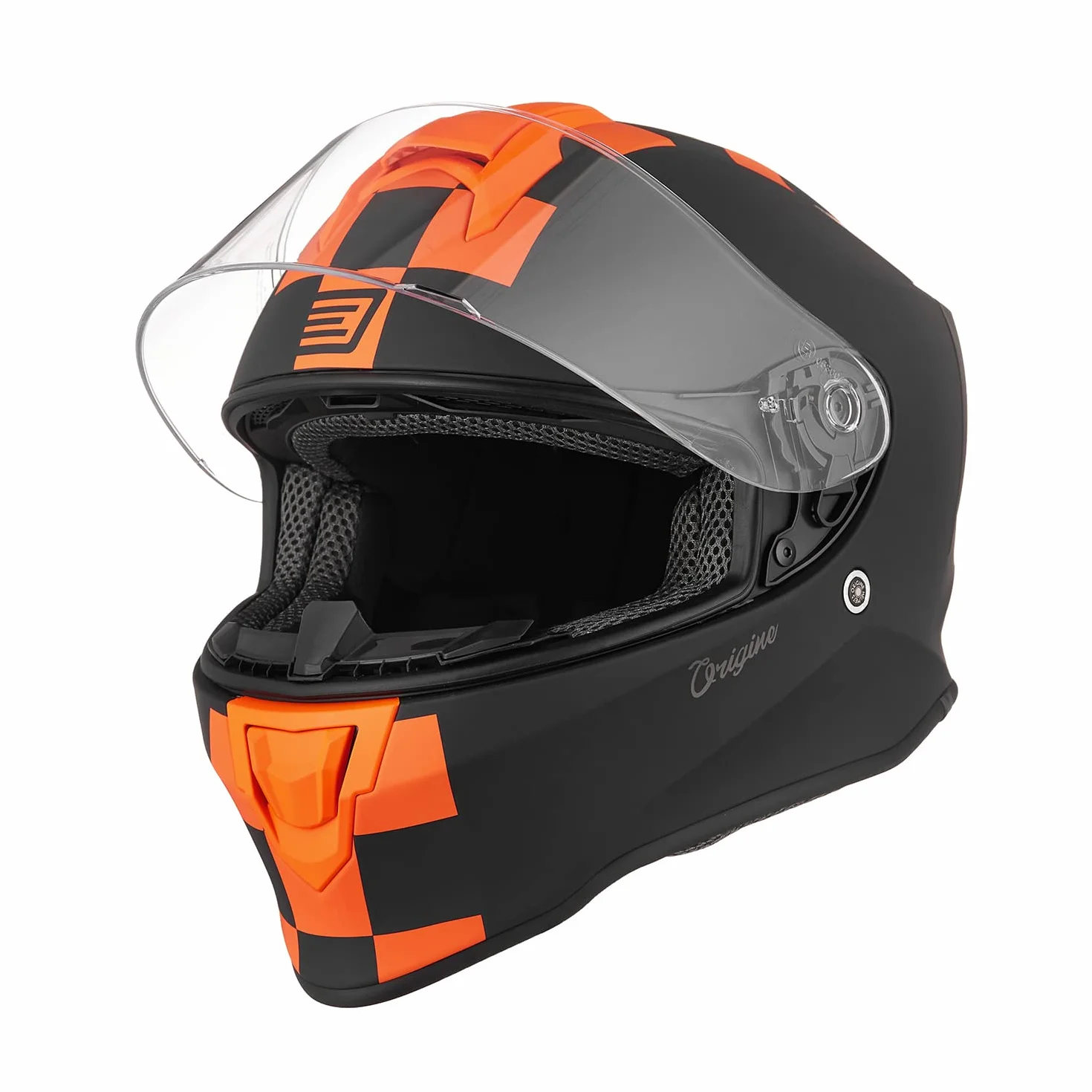 ORIGINE On Road Casco Integrale Casco Moto con Ventilazione ECE