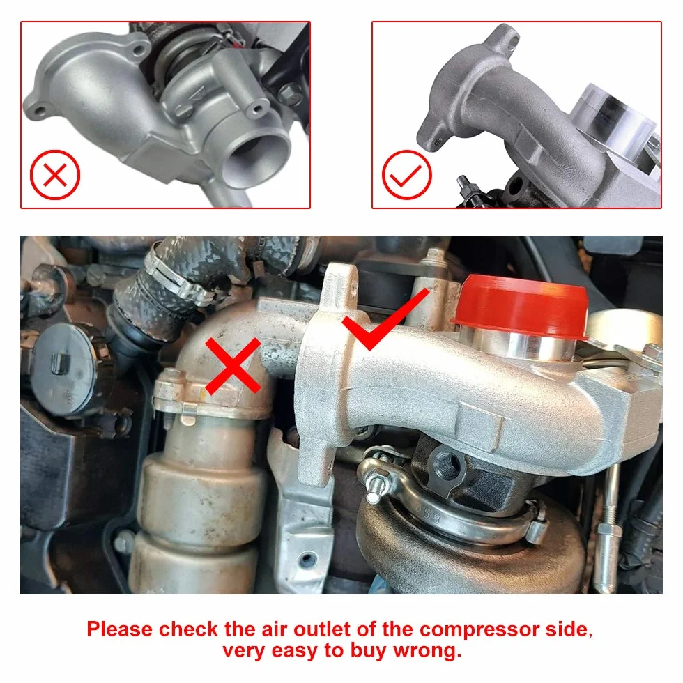 maXpeedingrods Turbocompressore per Peugeot 207 307 308 Expert Partner Citroen Berlingo Jumpy Xsara C3 C4 Ford Fiesta Focus Fusion TD025 Turbo Turbocharger