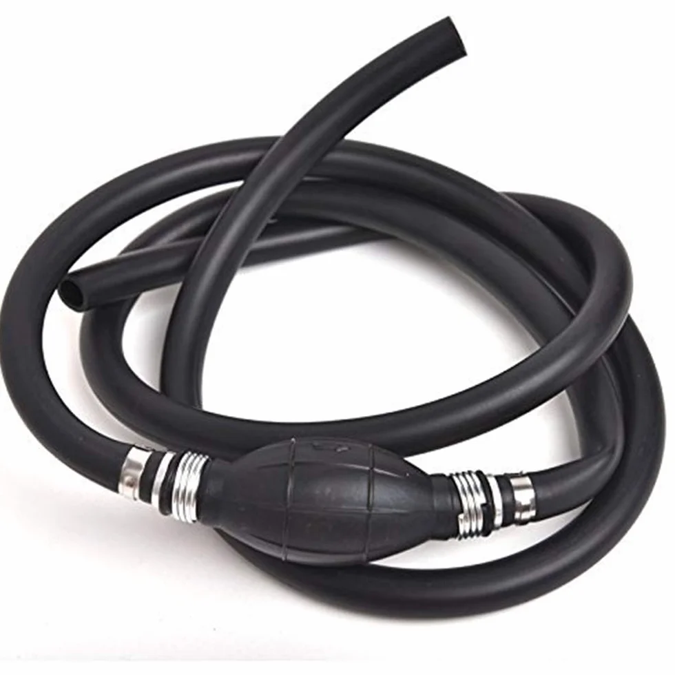 Queta Pompa a Mano Carburante Gomma 8mm Trasferimento Manuale Serbatoio Gasolio