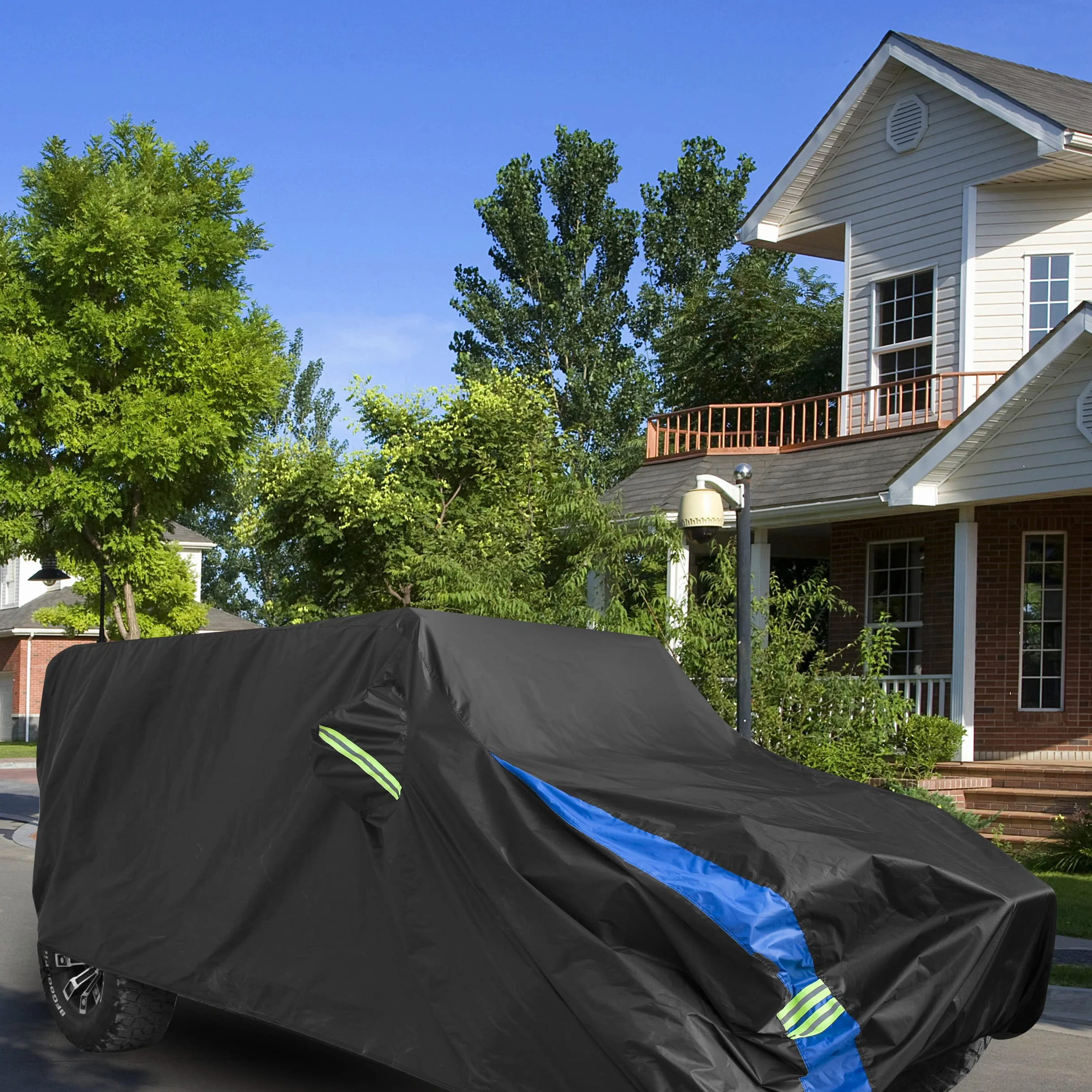 Avecrew Copertura impermeabile per Jeep Wrangler 4 porte, tutte le condizioni atmosferiche per Jeep Rain Cover per automobili, esterno completo esterno per Jeep Covers Fits JK JL TJ YJ CJ