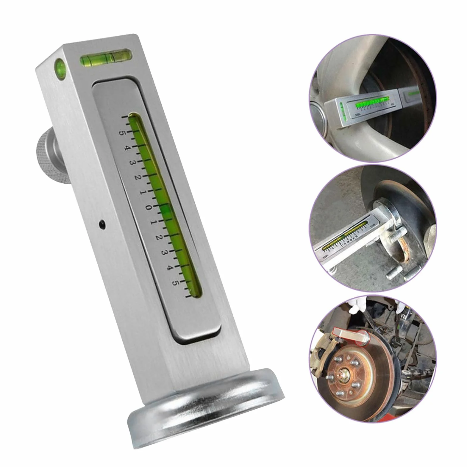Strumento Calibro Magnetico per Allineamento Ruote Campanatura