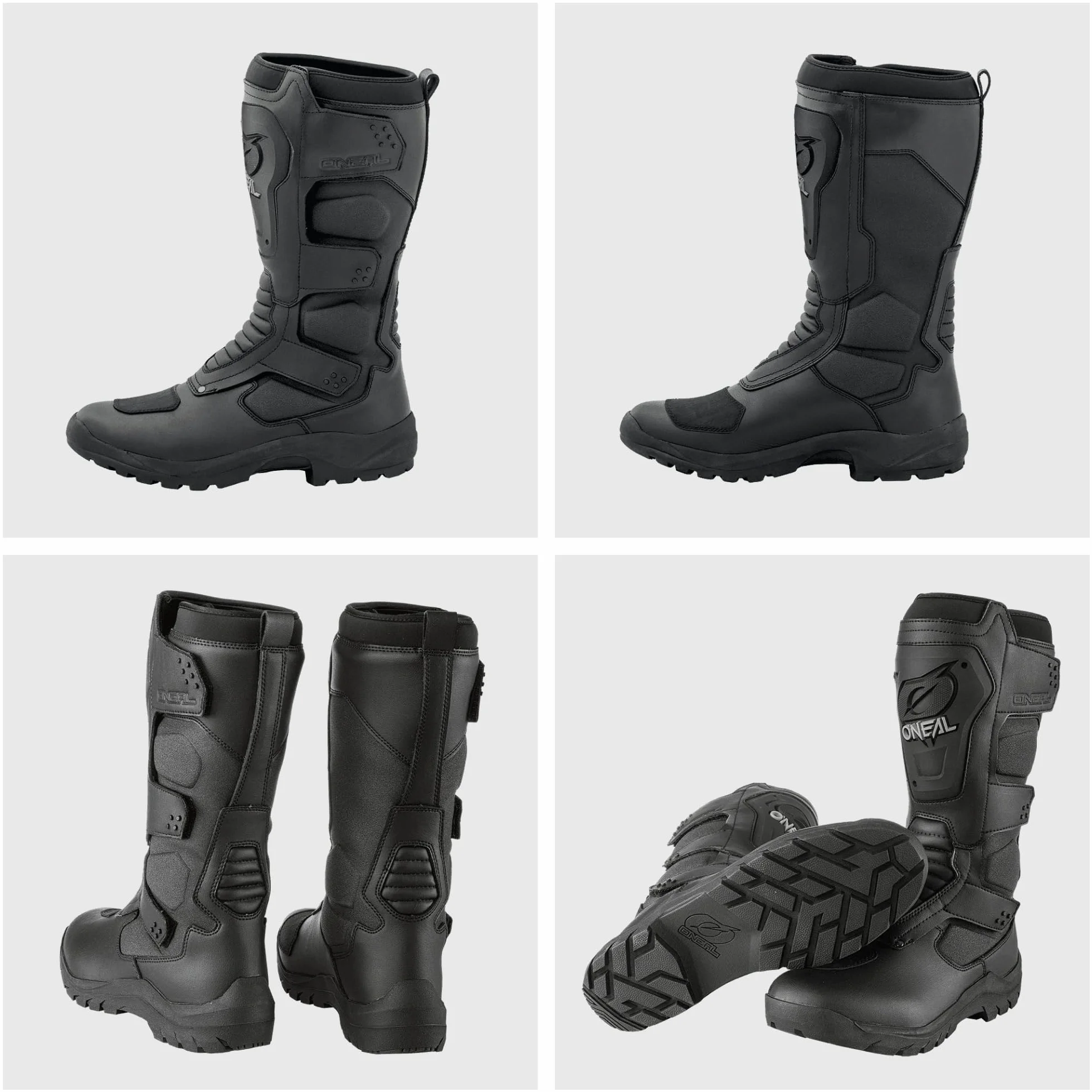 O'NEAL | Stivali moto | Enduro Adventure | Stivale Touring impermeabile, parastinchi in gomma termoplastica, suola in gomma piena | Sierra Boot | Adulto