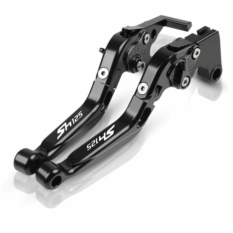 Leva Frizione Del Freno CNC Regolabile Pieghevole Per SH125 SH150i SH125i 2014-2018 Nero
