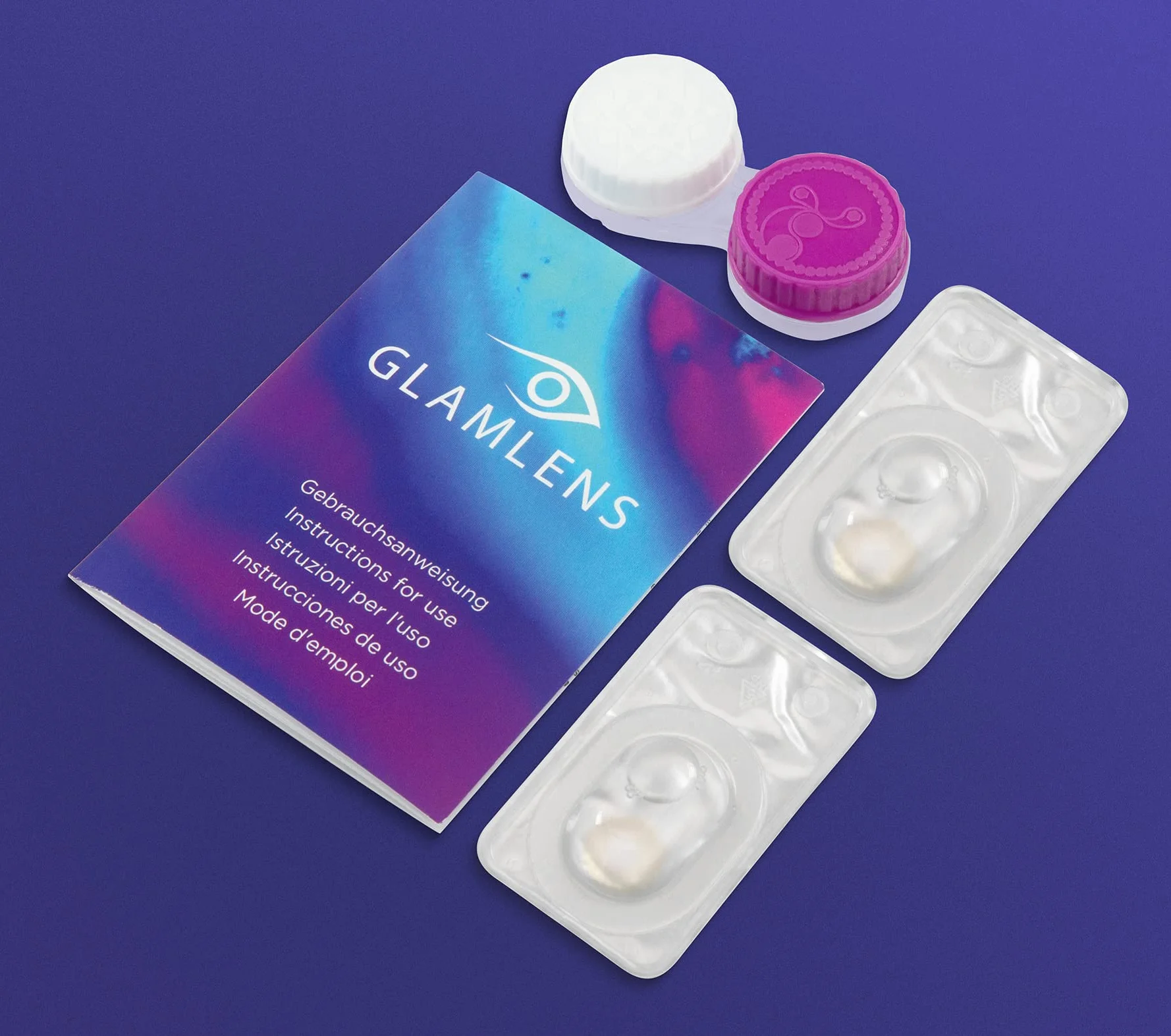 GLAMLENS New York Hazel soczewki kontaktowe kolorowe brązowe miesięczne 2 sztuki 0.00