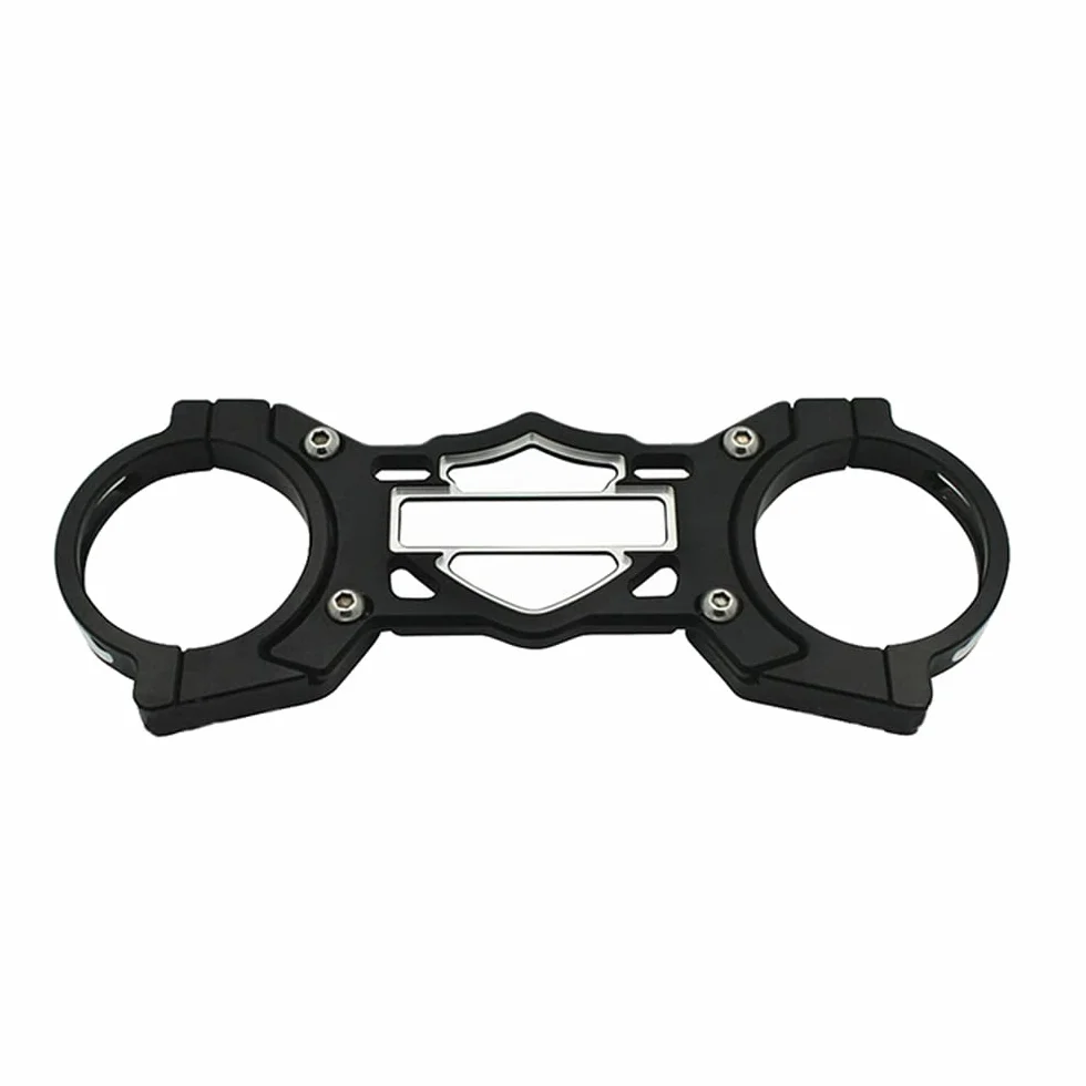 Moto Forcelle Forcella Anteriore Brace Balance Shock Staffa Sospensione Ammortizzatore Stabilizzatore Supporto per Harley Sportster XLIron 883 1200 2004-2018 (A)
