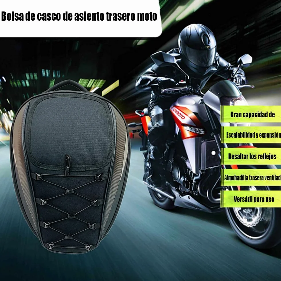 BIGFOX Borsa da sella per moto impermeabile 10-14 l