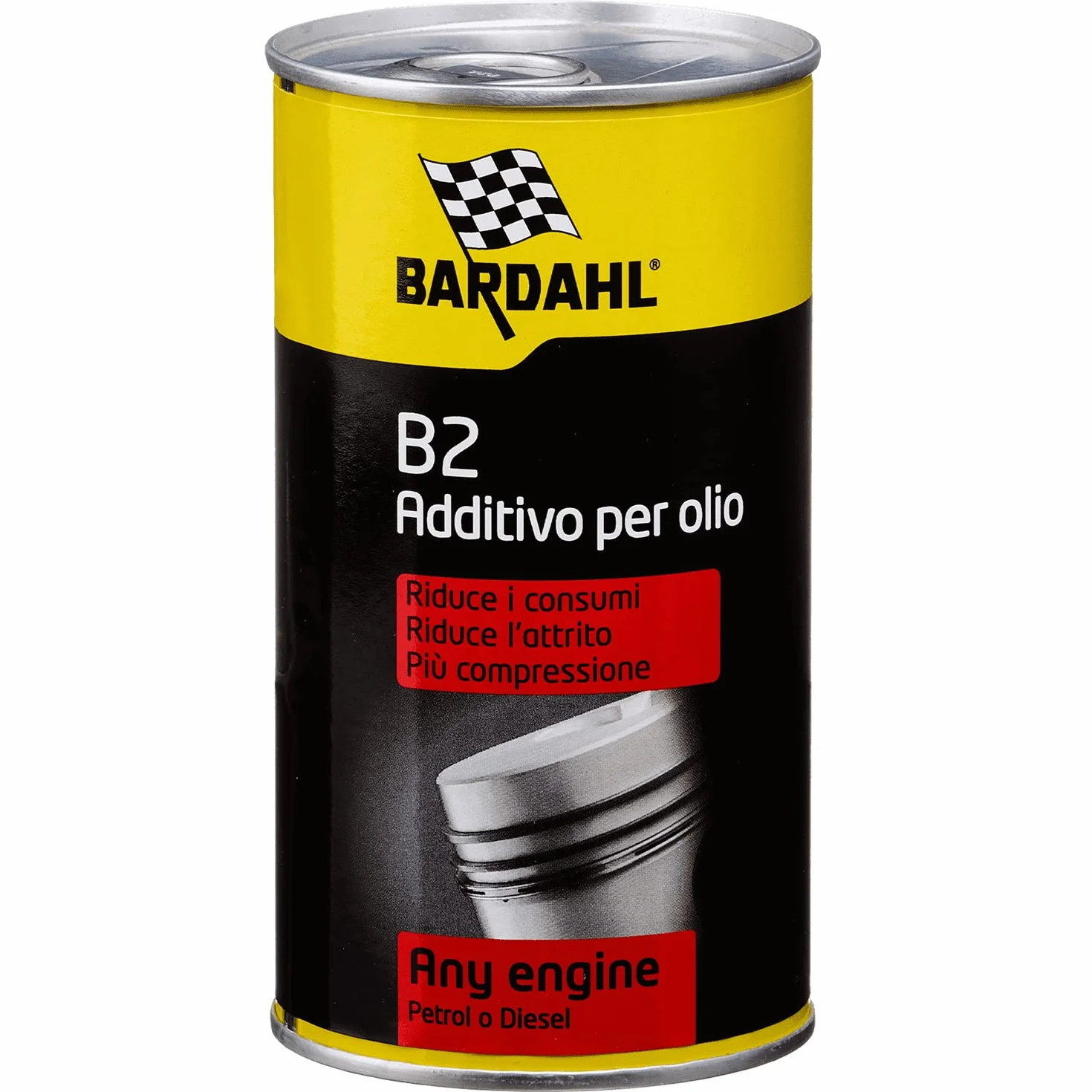 Bardahl Additivo Olio B2 300ml per Motori Benzina e Diesel