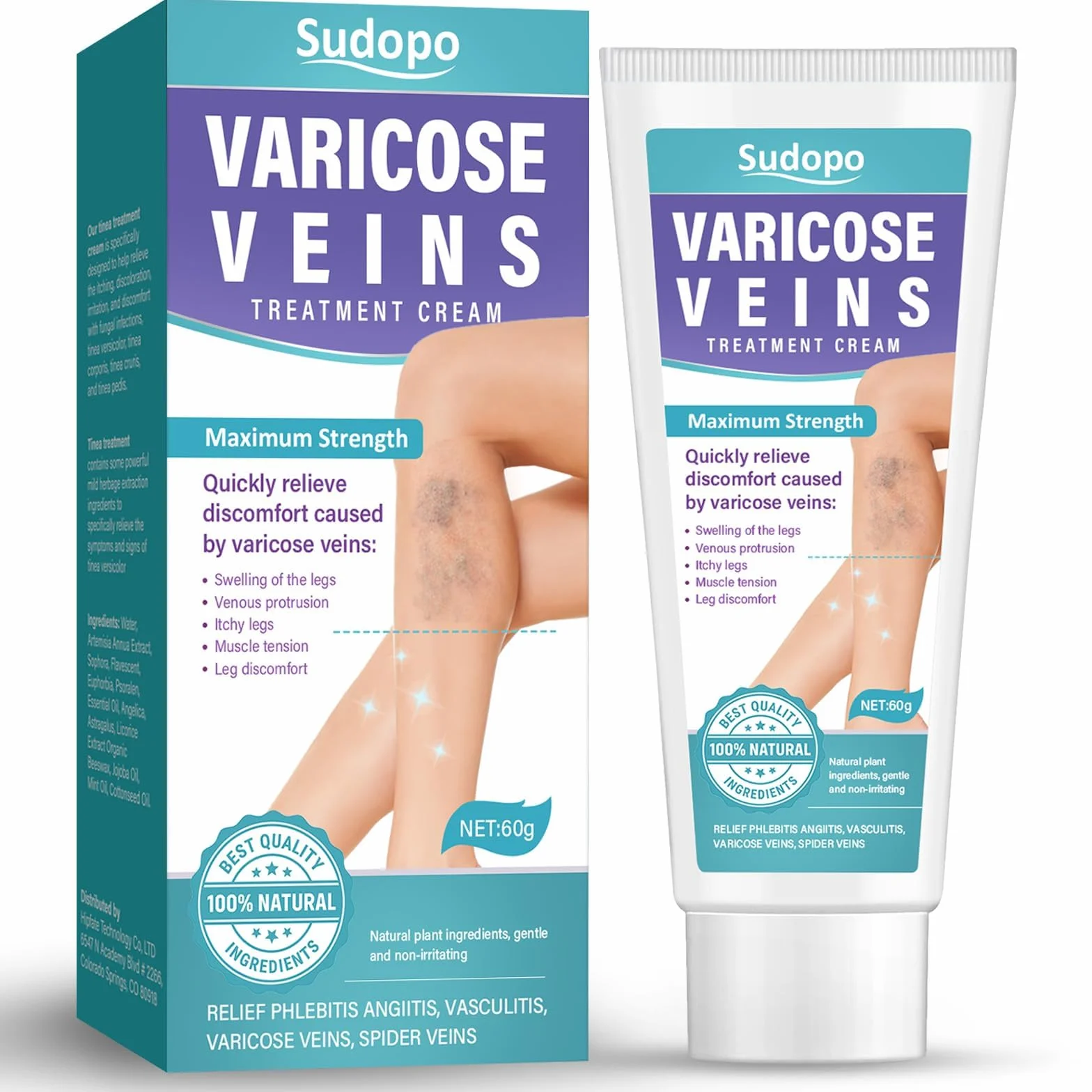 Crema Vene Varicose Migliora Circolazione Sanguigna Cura Capillari