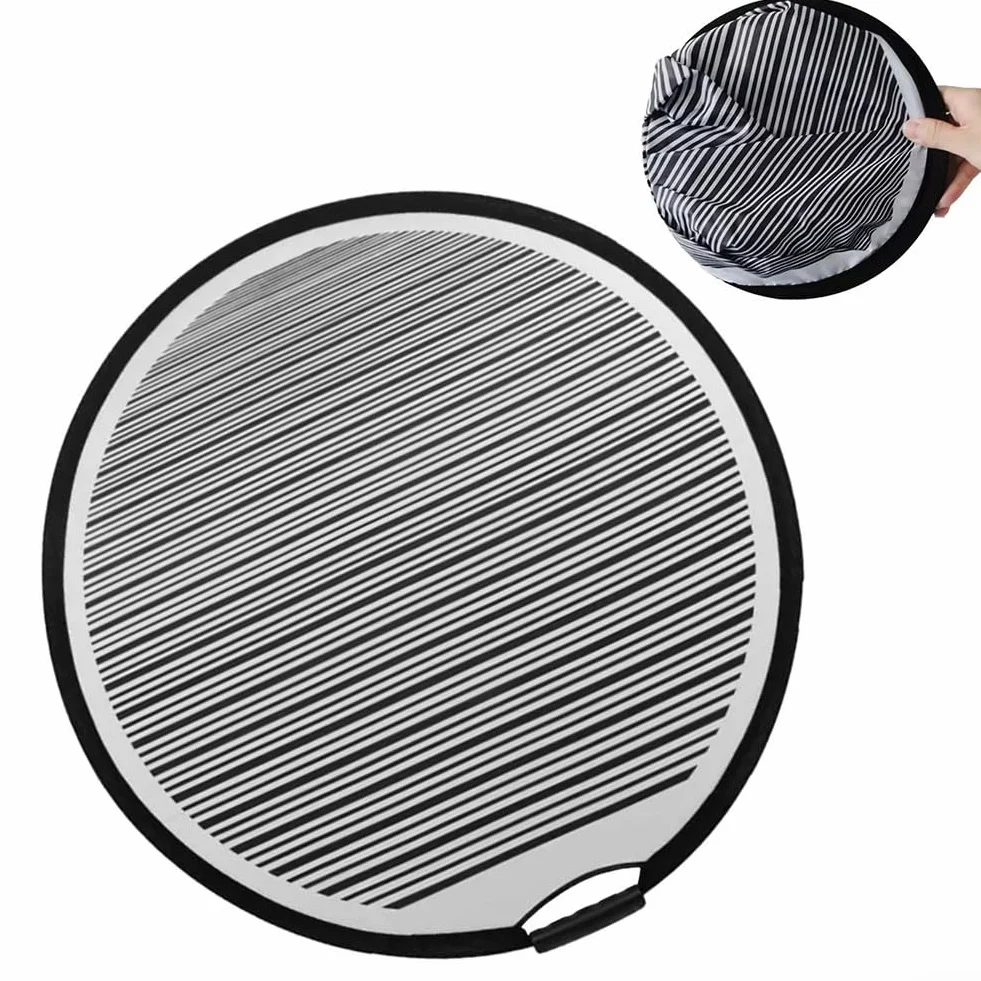 Pannello riflettente per ammaccature, 80 cm, circolare, strumento di riparazione per ammaccature, per la rimozione e il restauro di ammaccature senza vernice