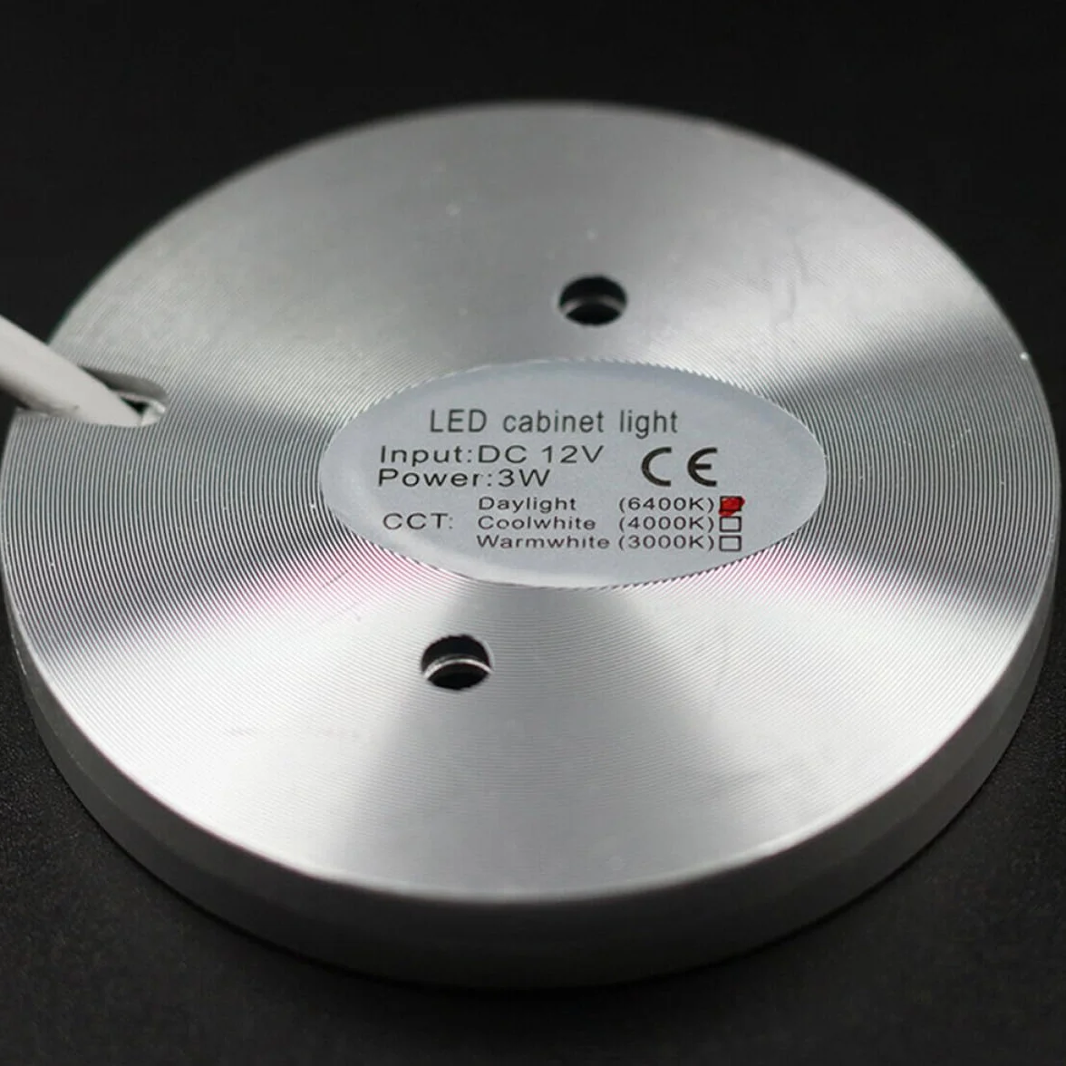 Lampada LED da Incasso 12V Rotonda 4 Pezzi per Camper Luce Soffitto Bianca Faretto LED Compatto Alluminio