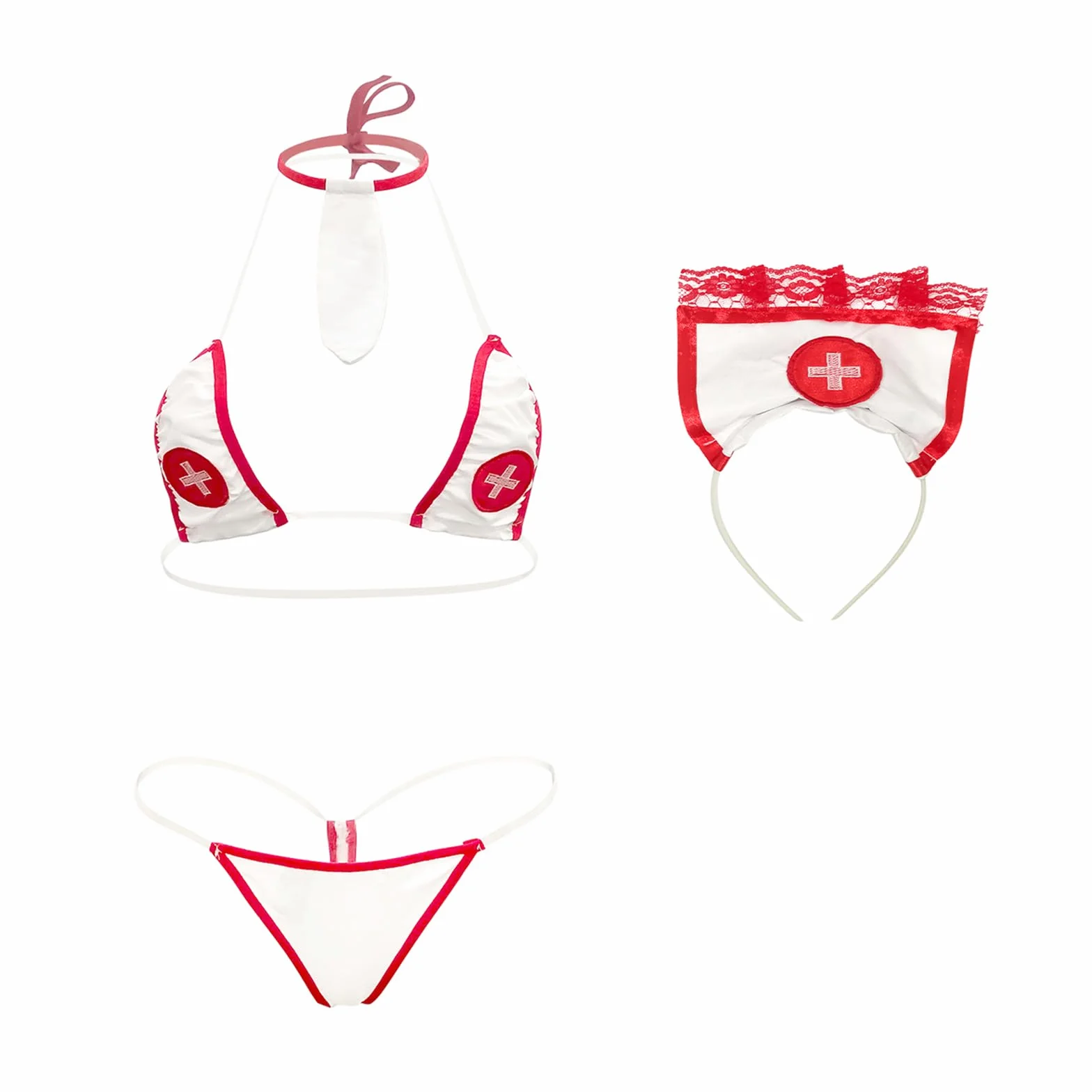 MIZSPISE Infermiera Sexy Costume Cosplay Lingerie Babydoll 4 Stili